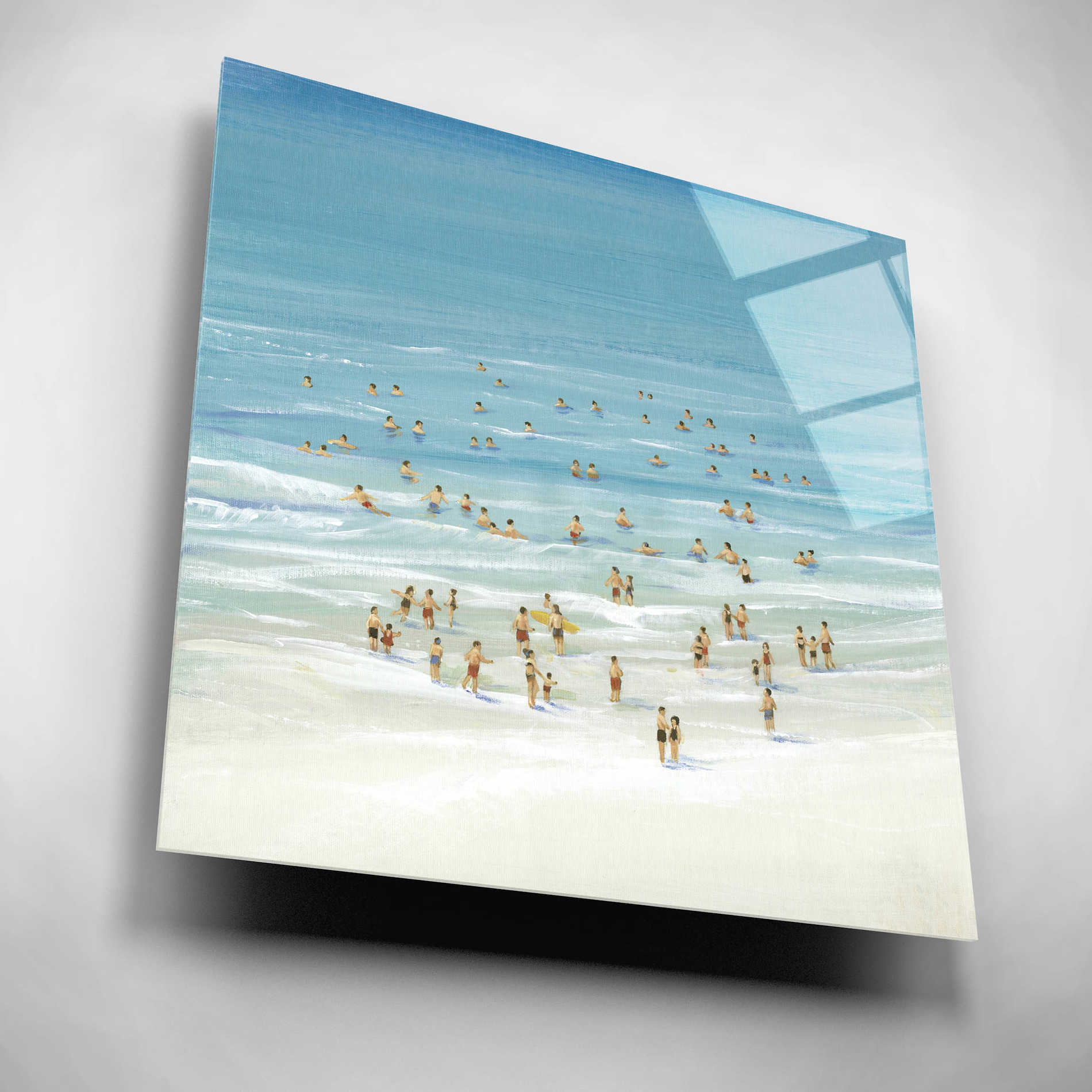 Epic Art 'Ocean Swim I' by Tim O'Toole, Acrylic Glass Wall Art,12x12