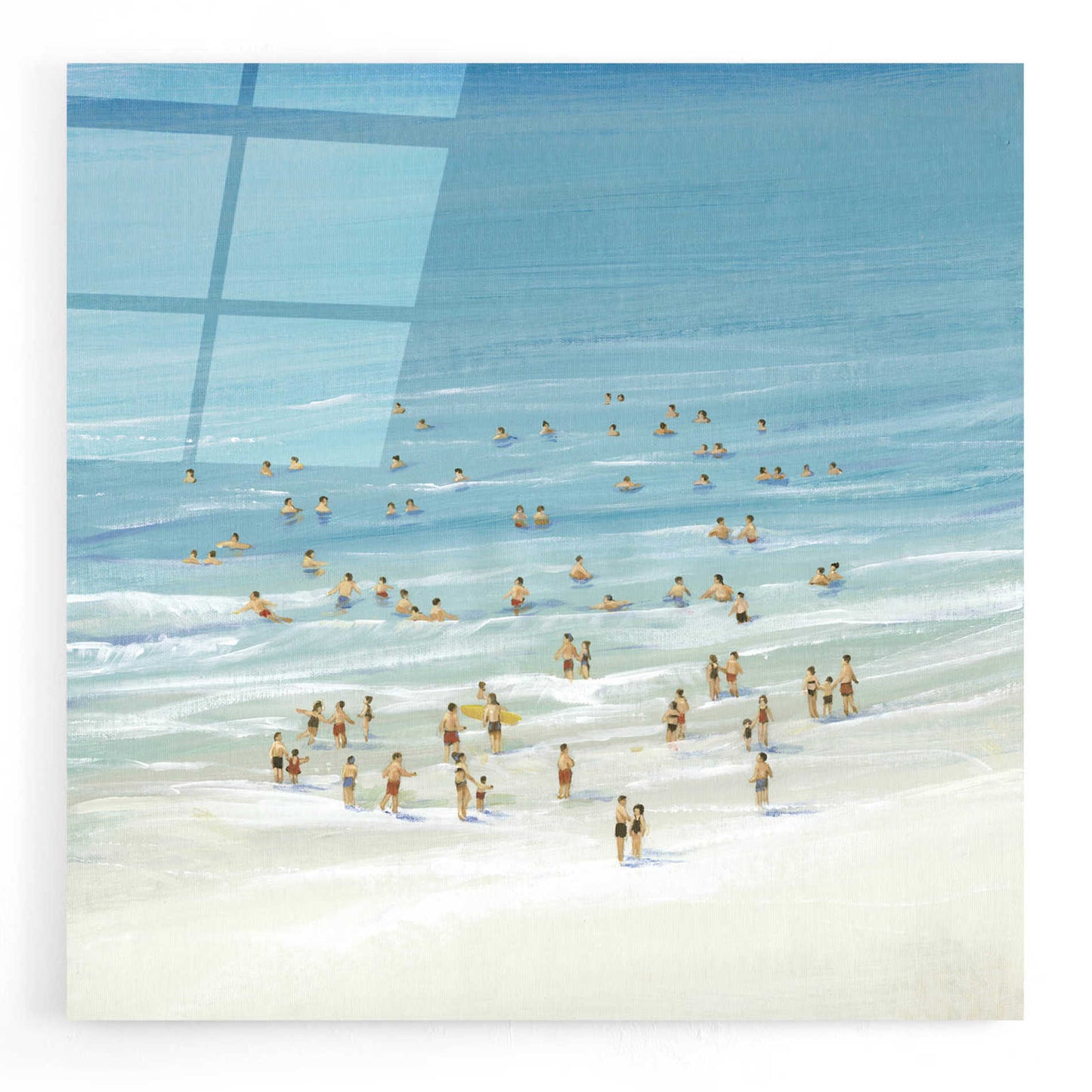 Epic Art 'Ocean Swim I' by Tim O'Toole, Acrylic Glass Wall Art,24x24