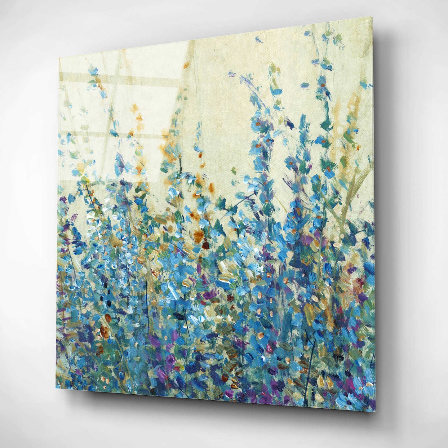 Epic Art 'Shades of Blue II' by Tim O'Toole, Acrylic Glass Wall Art,12x12