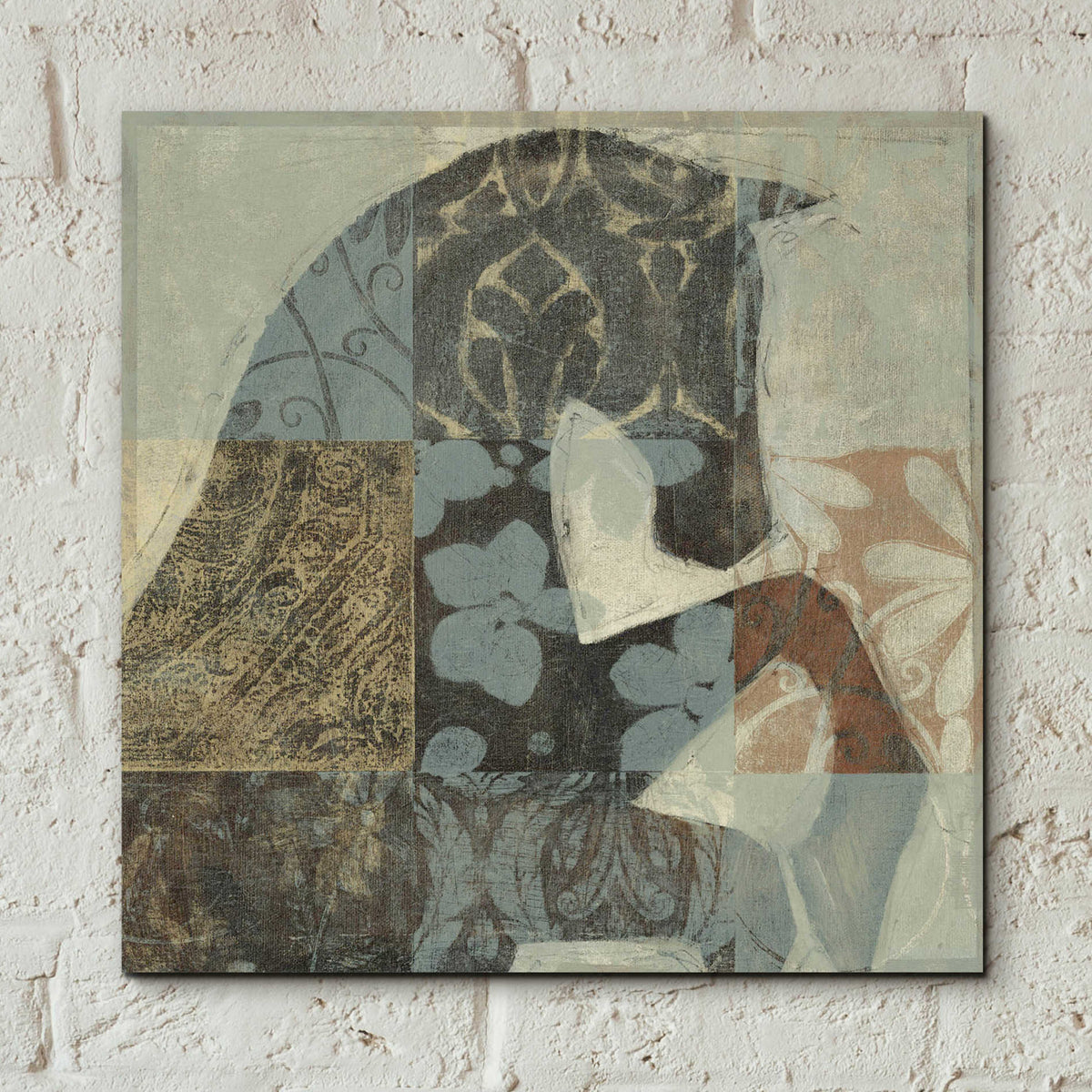 Epic Art 'Patterned Horse II' by Tim O'Toole, Acrylic Glass Wall Art,12x12
