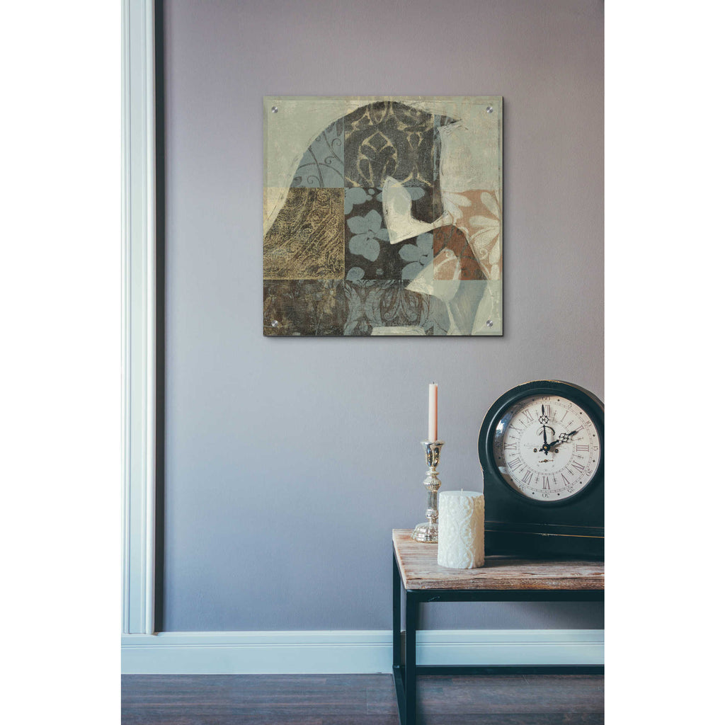 Epic Art 'Patterned Horse II' by Tim O'Toole, Acrylic Glass Wall Art,24x24
