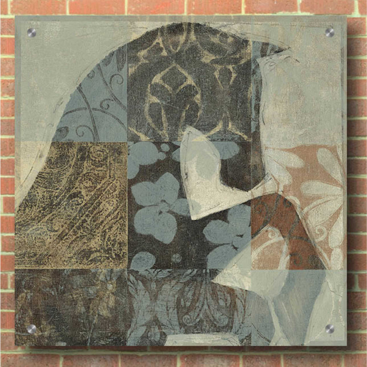 Epic Art 'Patterned Horse II' by Tim O'Toole, Acrylic Glass Wall Art,36x36