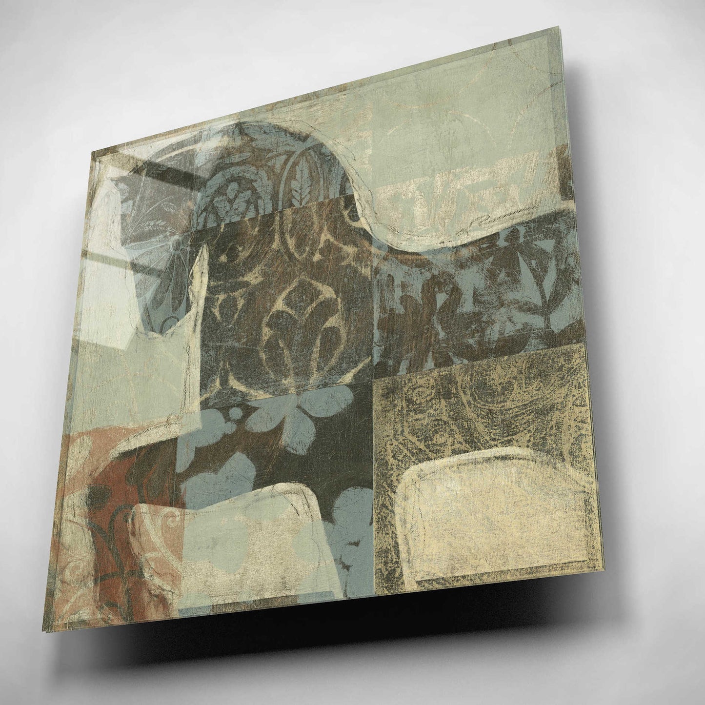 Epic Art 'Patterned Horse I' by Tim O'Toole, Acrylic Glass Wall Art,12x12