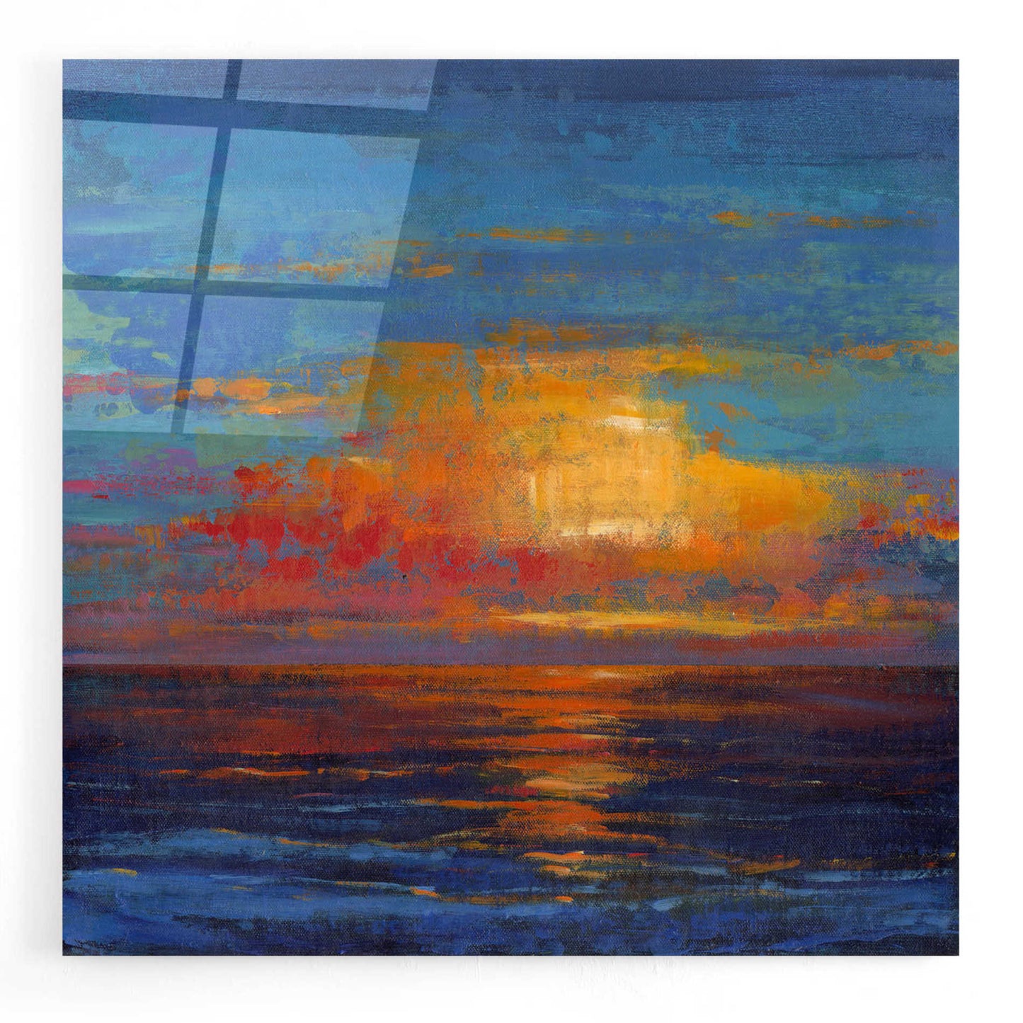 Epic Art 'Sun Down I' by Tim O'Toole, Acrylic Glass Wall Art,24x24