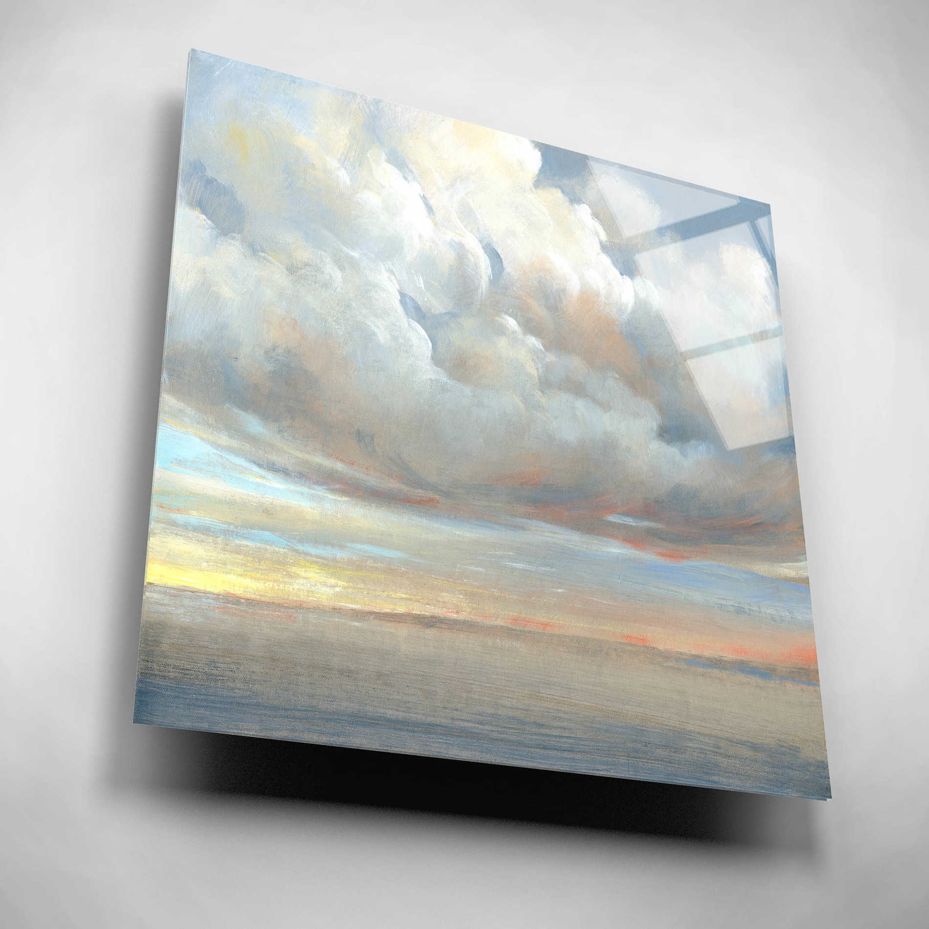 Epic Art 'Passing Storm I' by Tim O'Toole, Acrylic Glass Wall Art,12x12