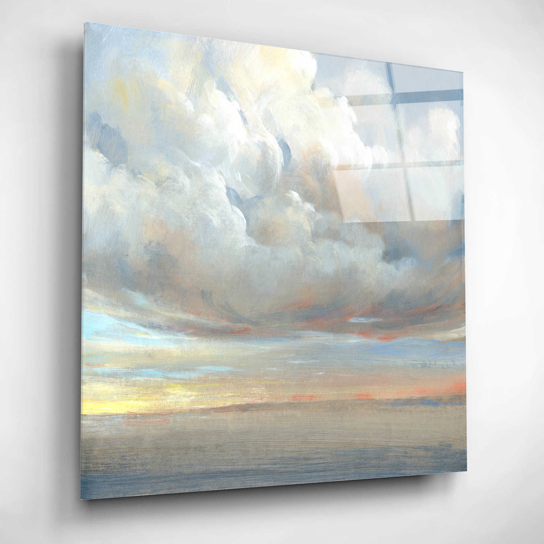 Epic Art 'Passing Storm I' by Tim O'Toole, Acrylic Glass Wall Art,12x12