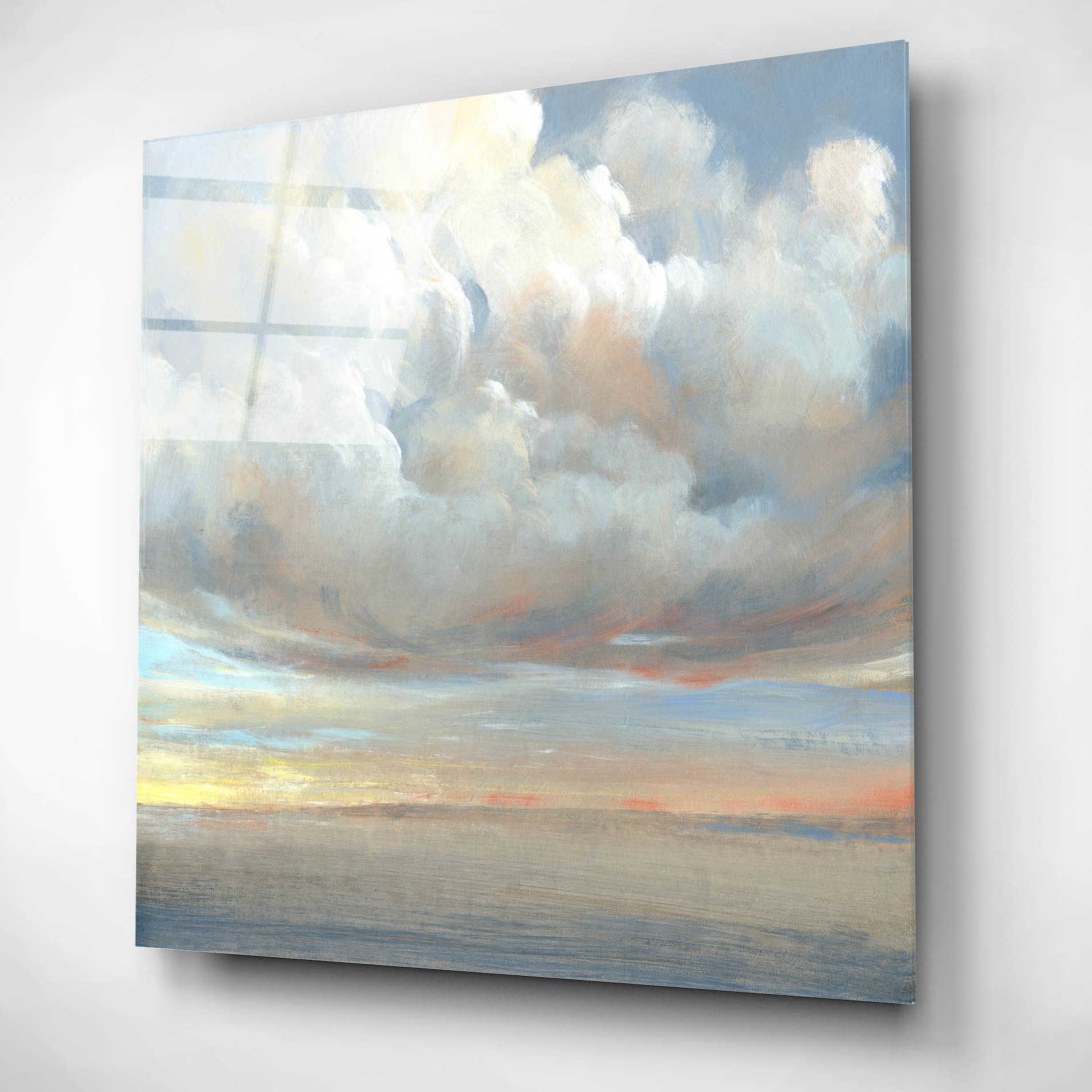 Epic Art 'Passing Storm I' by Tim O'Toole, Acrylic Glass Wall Art,12x12