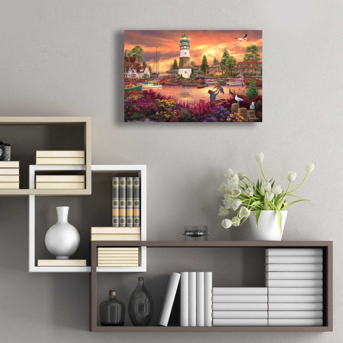 Epic Art 'Love Lifted Me' by Chuck Pinson, Acrylic Glass Wall Art,24x16