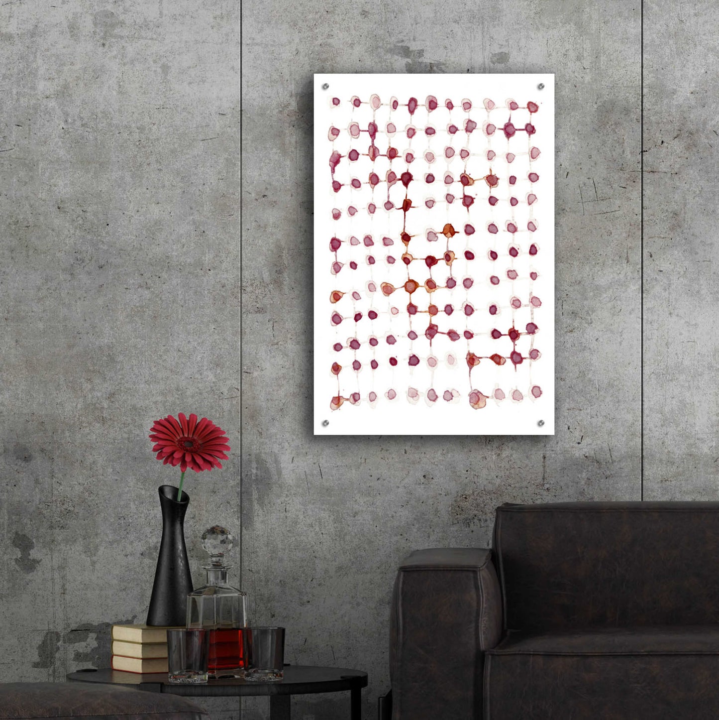 Epic Art 'Woven' by Lesia Binkin Acrylic Glass Wall Art,24x36