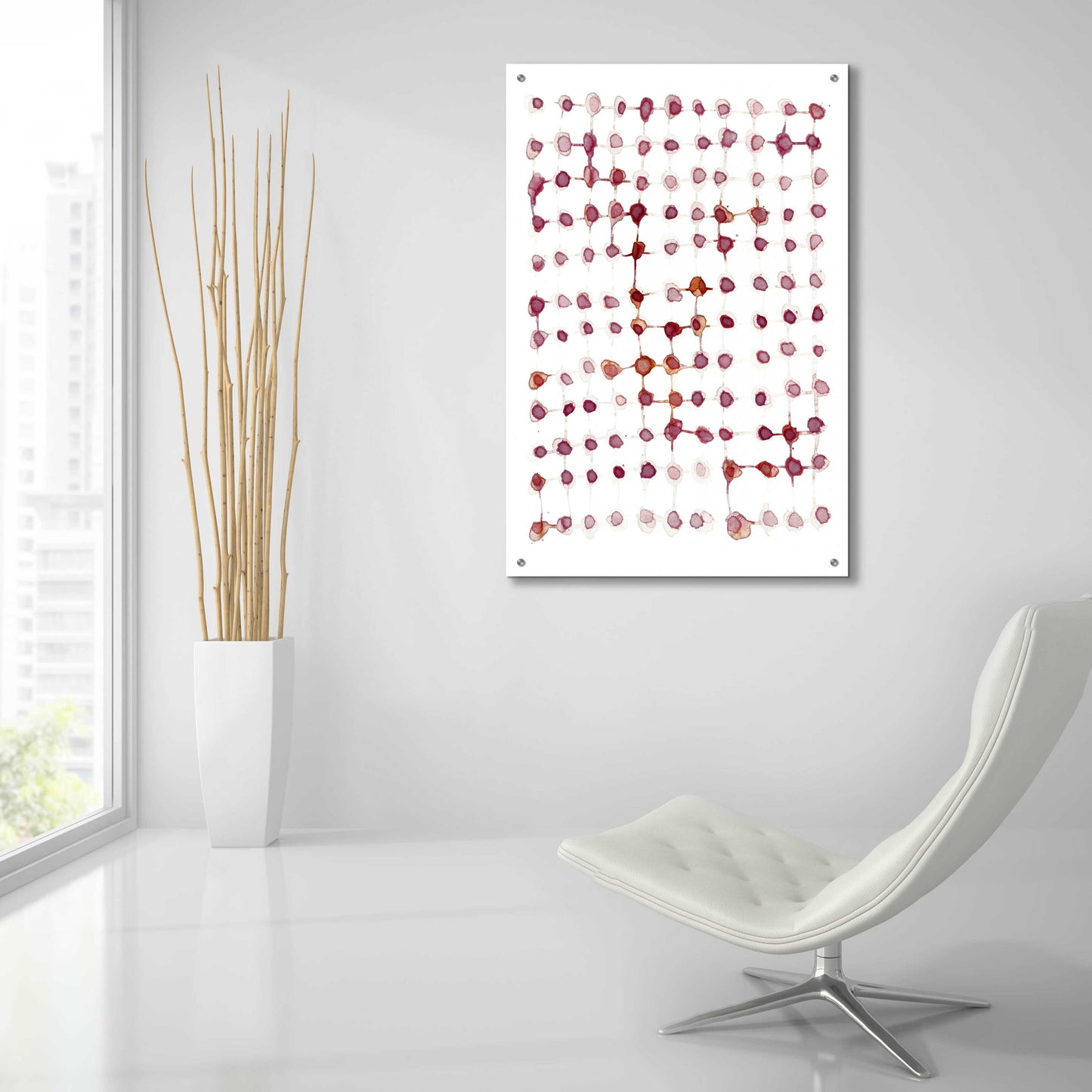 Epic Art 'Woven' by Lesia Binkin Acrylic Glass Wall Art,24x36