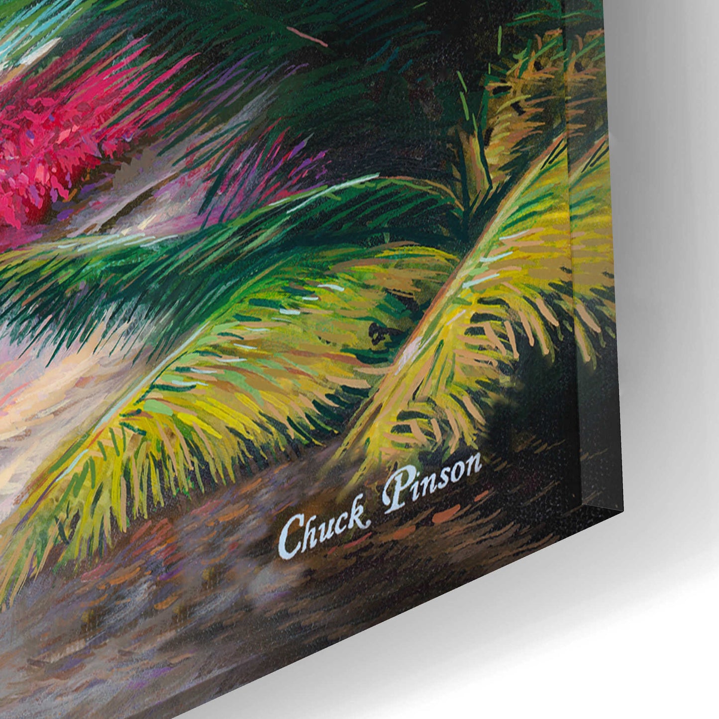 Epic Art 'Sea Breeze Trail' by Chuck Pinson, Acrylic Glass Wall Art,16x12
