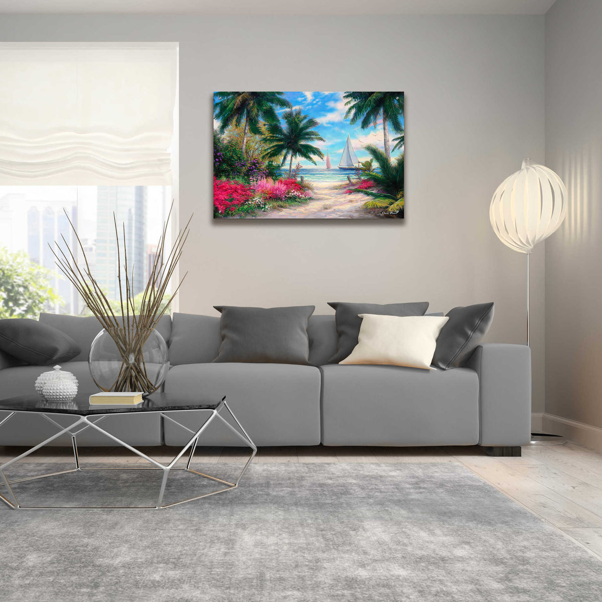Epic Art 'Sea Breeze Trail' by Chuck Pinson, Acrylic Glass Wall Art,36x24