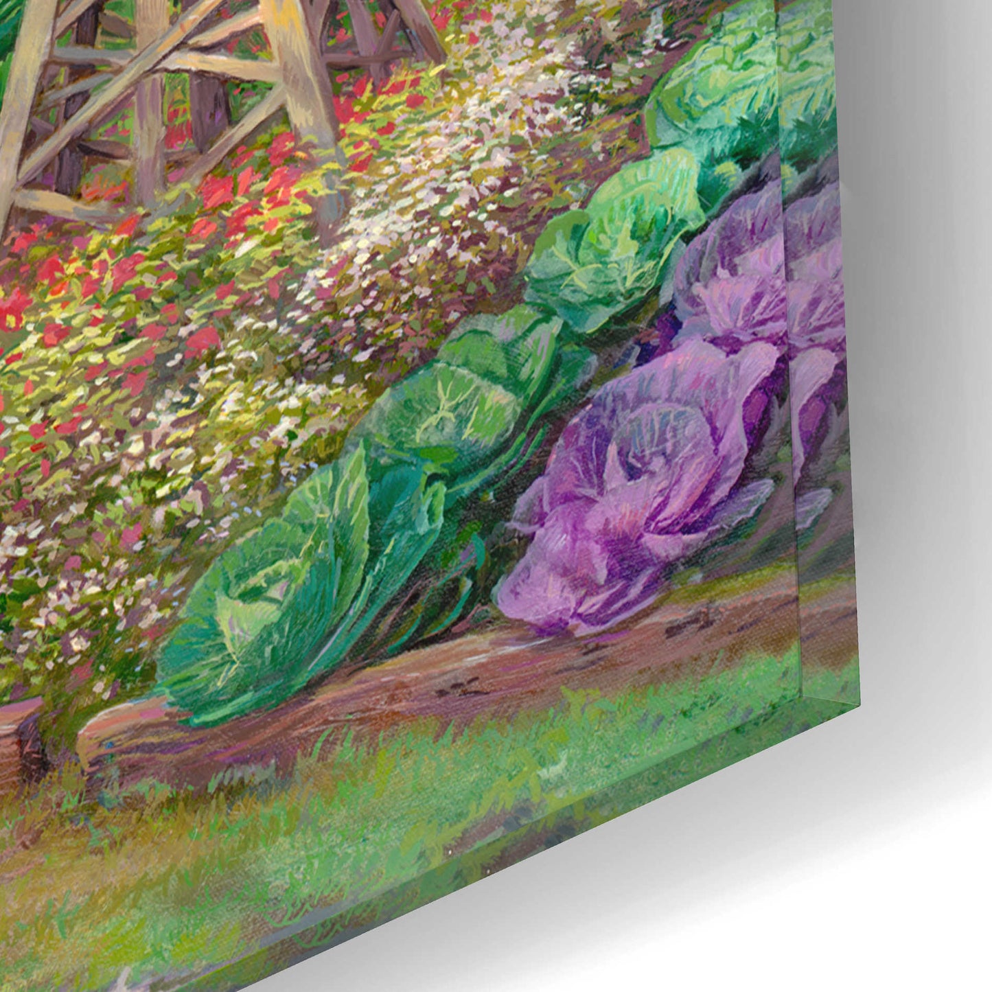 Epic Art 'The Sweet Garden' by Chuck Pinson, Acrylic Glass Wall Art,16x12