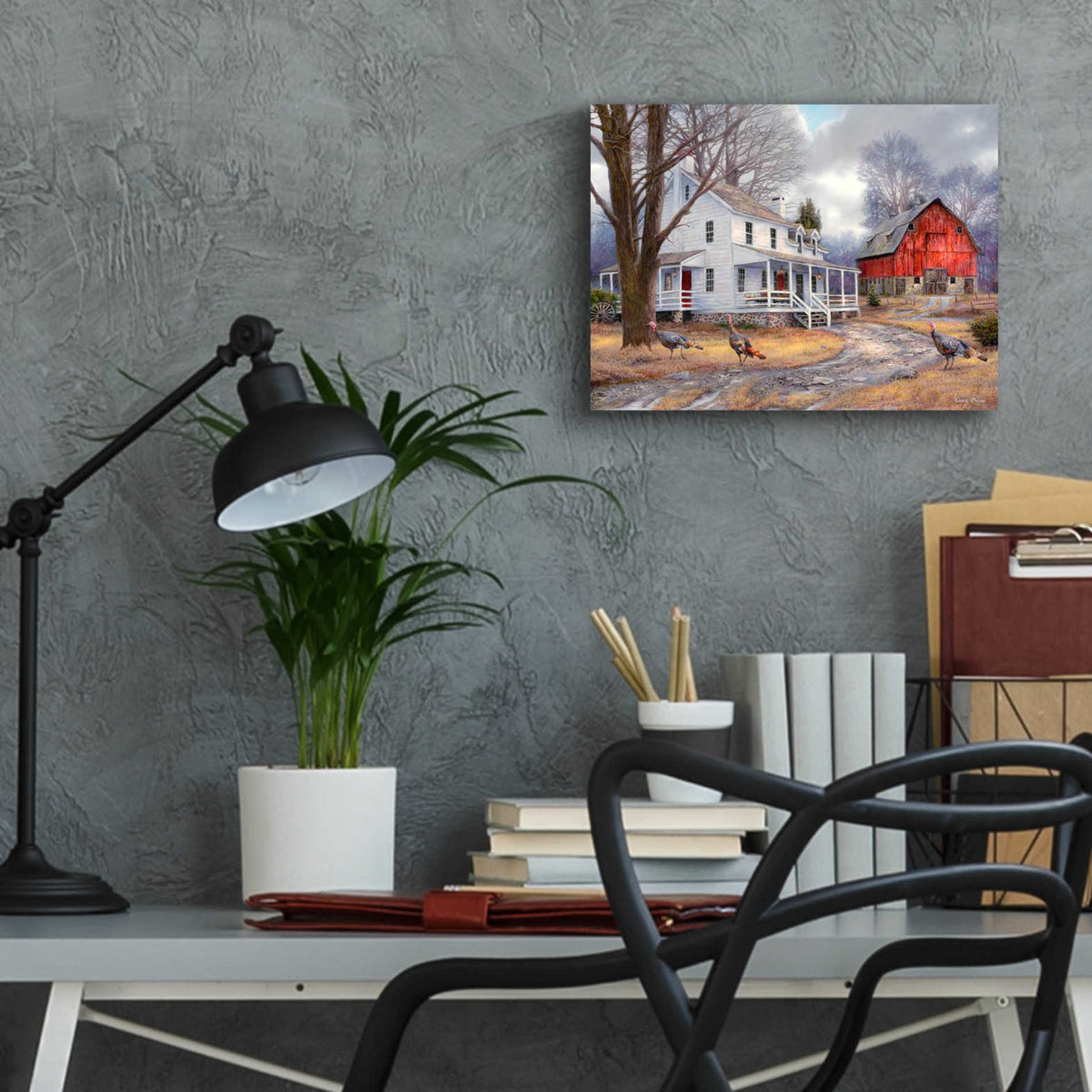 Epic Art 'The Way It Used To Be' by Chuck Pinson, Acrylic Glass Wall Art,16x12