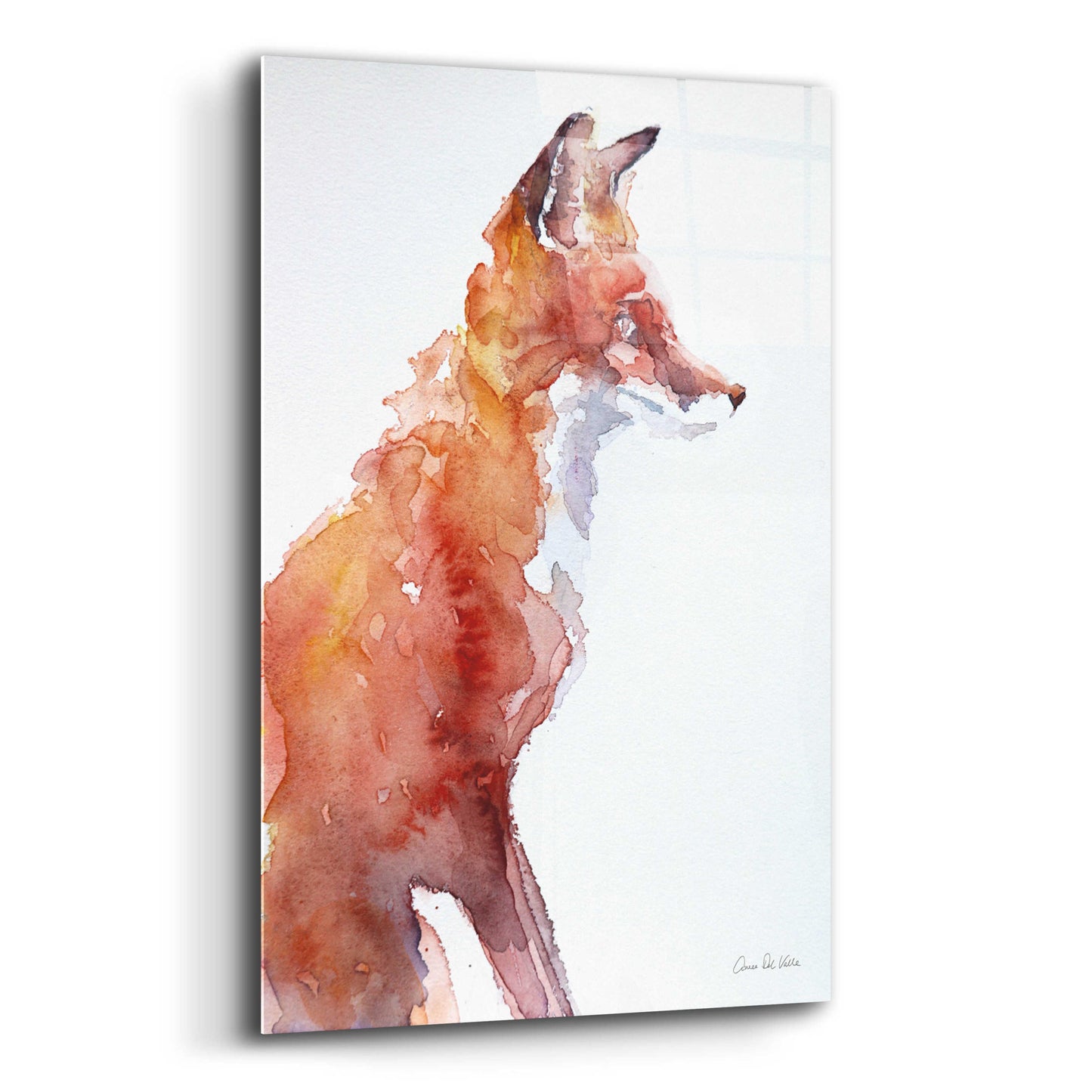 Epic Art 'Sly As A Fox' by Alan Majchrowicz, Acrylic Glass Wall Art,12x16