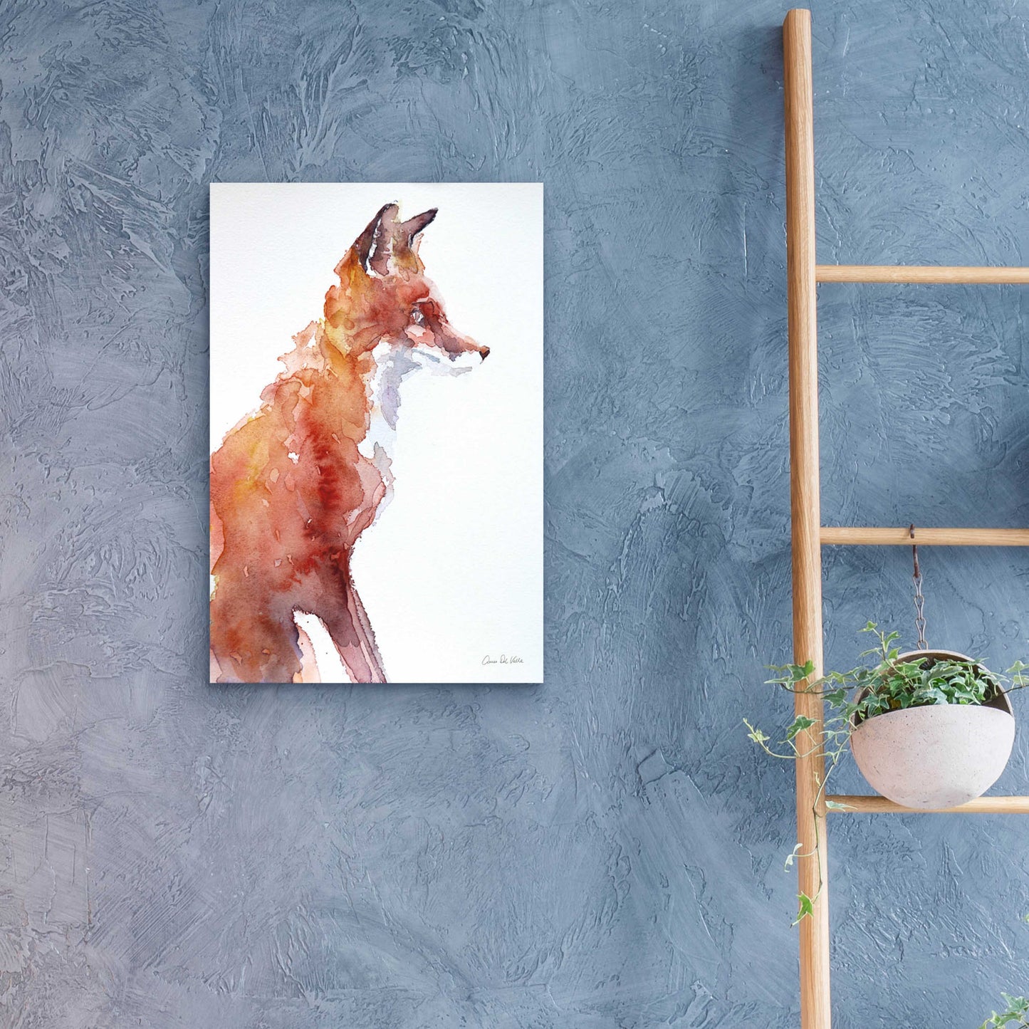 Epic Art 'Sly As A Fox' by Alan Majchrowicz, Acrylic Glass Wall Art,16x24