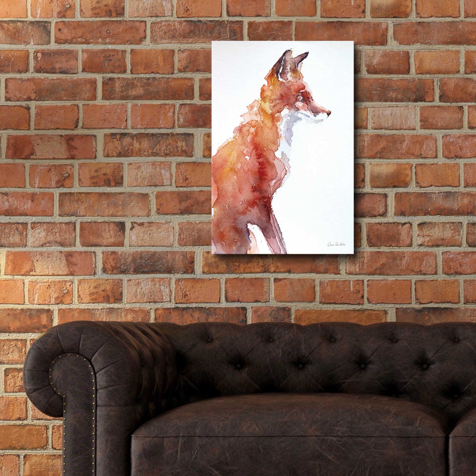 Epic Art 'Sly As A Fox' by Alan Majchrowicz, Acrylic Glass Wall Art,16x24