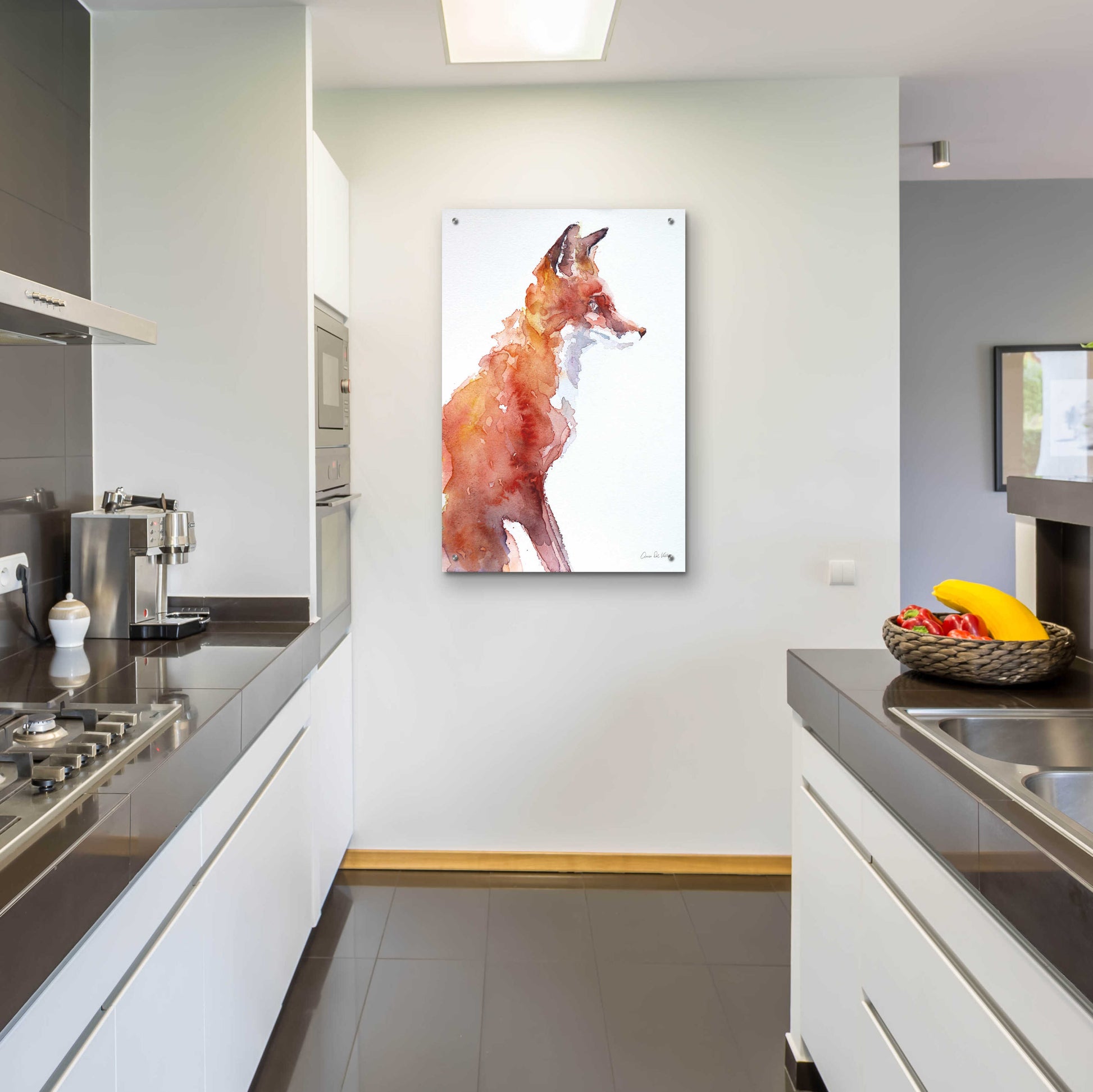 Epic Art 'Sly As A Fox' by Alan Majchrowicz, Acrylic Glass Wall Art,24x36