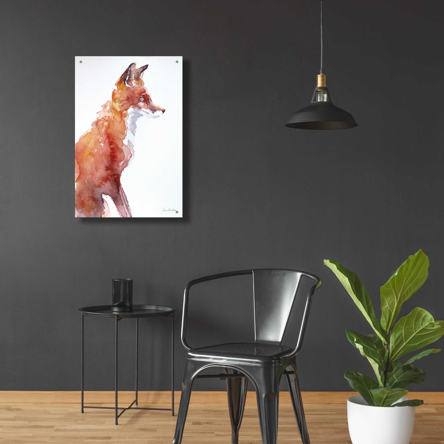 Epic Art 'Sly As A Fox' by Alan Majchrowicz, Acrylic Glass Wall Art,24x36