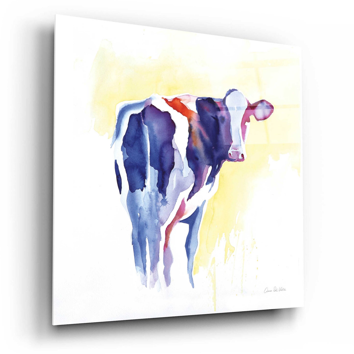 Epic Art 'Holstein I' by Alan Majchrowicz, Acrylic Glass Wall Art,12x12