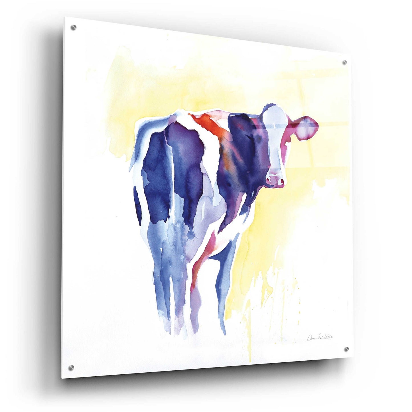 Epic Art 'Holstein I' by Alan Majchrowicz, Acrylic Glass Wall Art,36x36