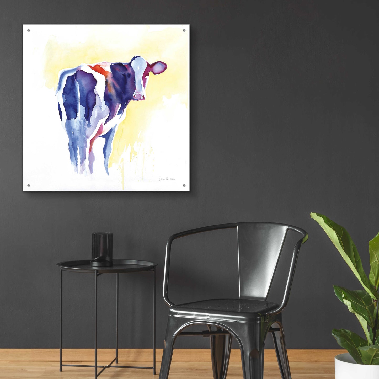 Epic Art 'Holstein I' by Alan Majchrowicz, Acrylic Glass Wall Art,36x36