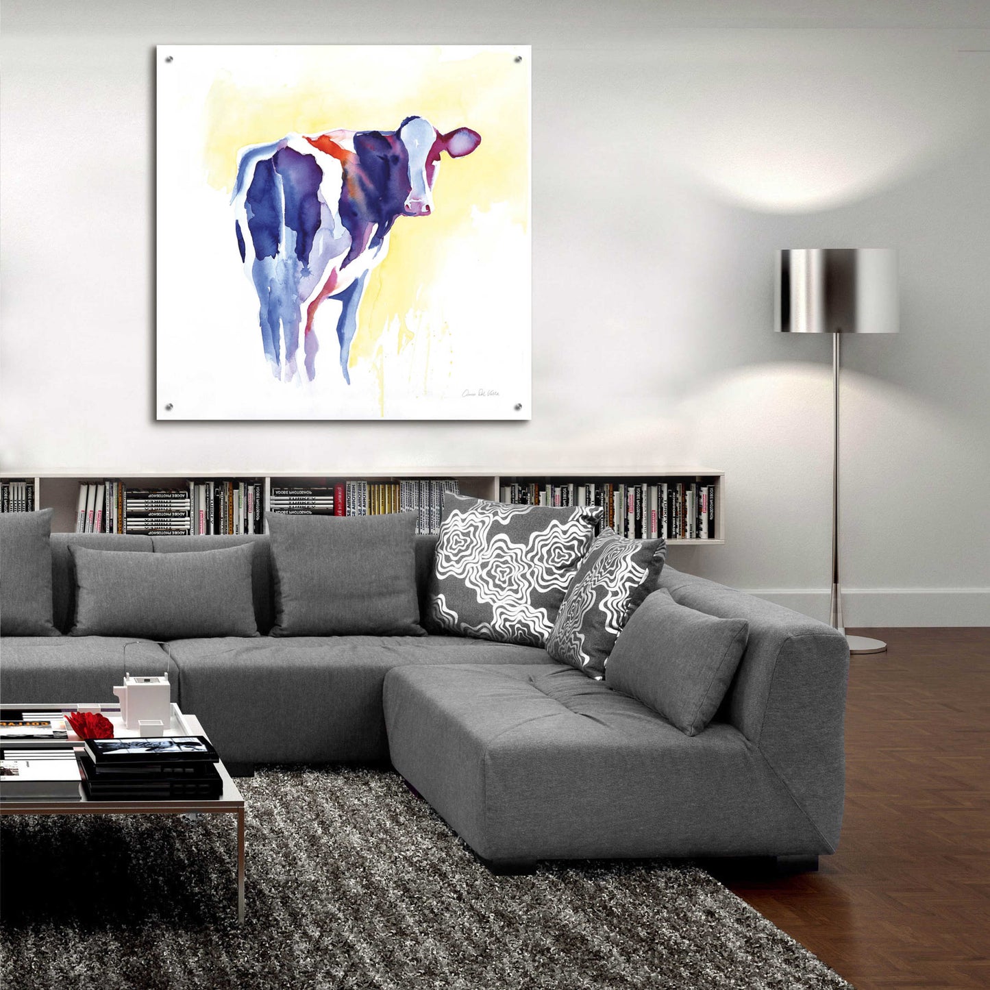 Epic Art 'Holstein I' by Alan Majchrowicz, Acrylic Glass Wall Art,36x36