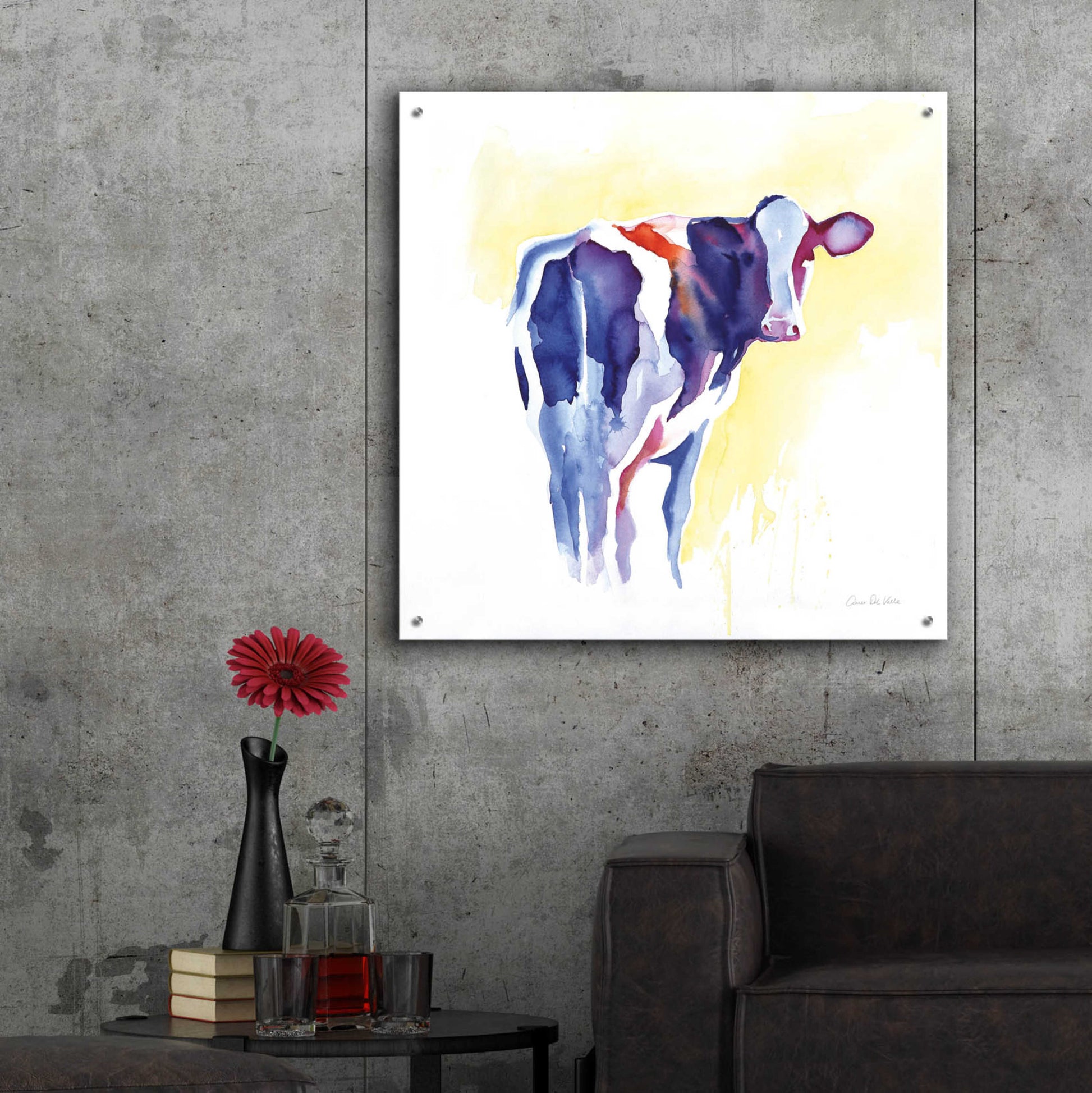 Epic Art 'Holstein I' by Alan Majchrowicz, Acrylic Glass Wall Art,36x36