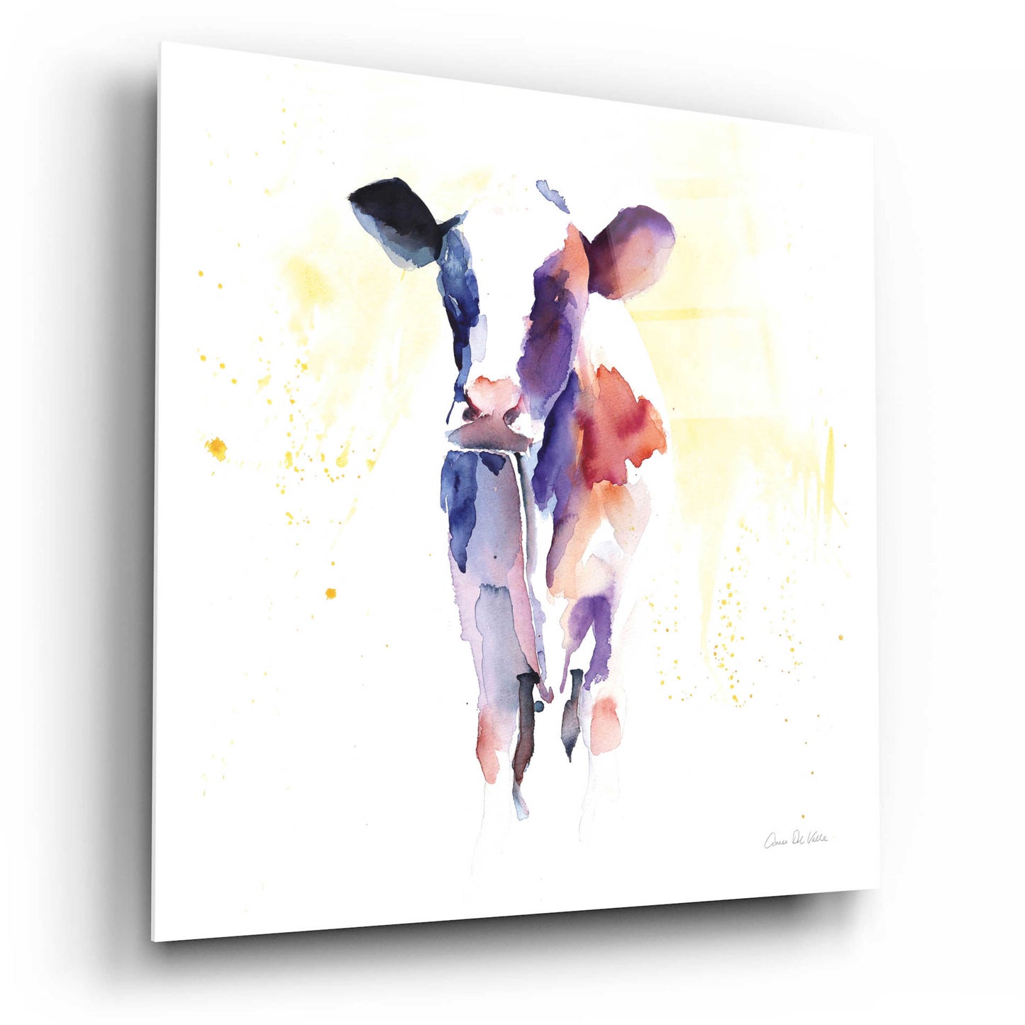 Epic Art 'Holstein II' by Alan Majchrowicz, Acrylic Glass Wall Art,12x12