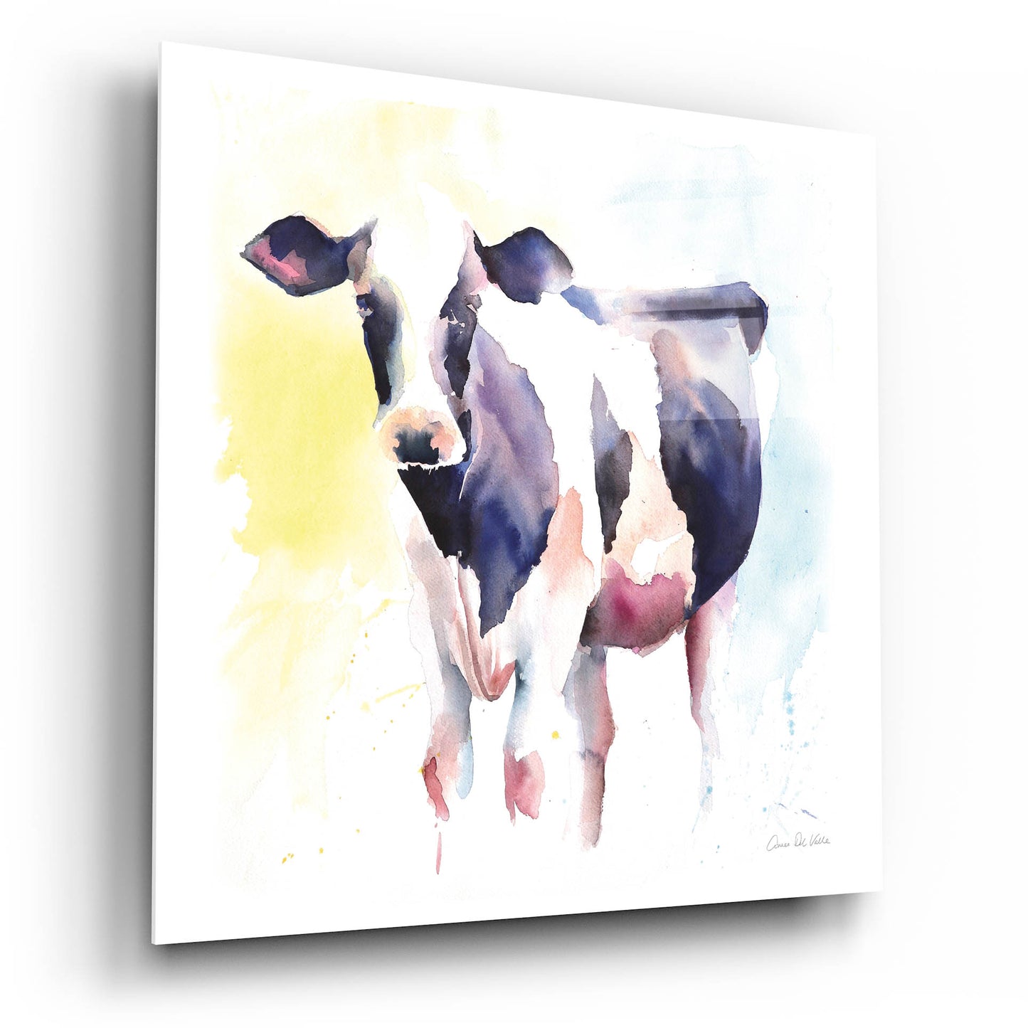 Epic Art 'Holstein IV' by Alan Majchrowicz, Acrylic Glass Wall Art,12x12