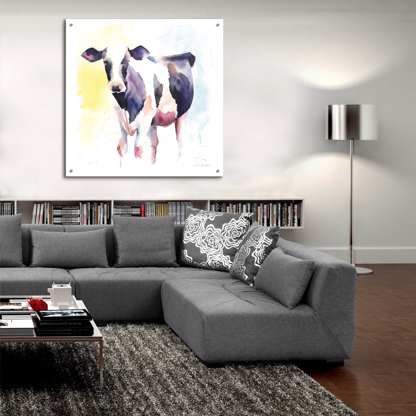 Epic Art 'Holstein IV' by Alan Majchrowicz, Acrylic Glass Wall Art,36x36