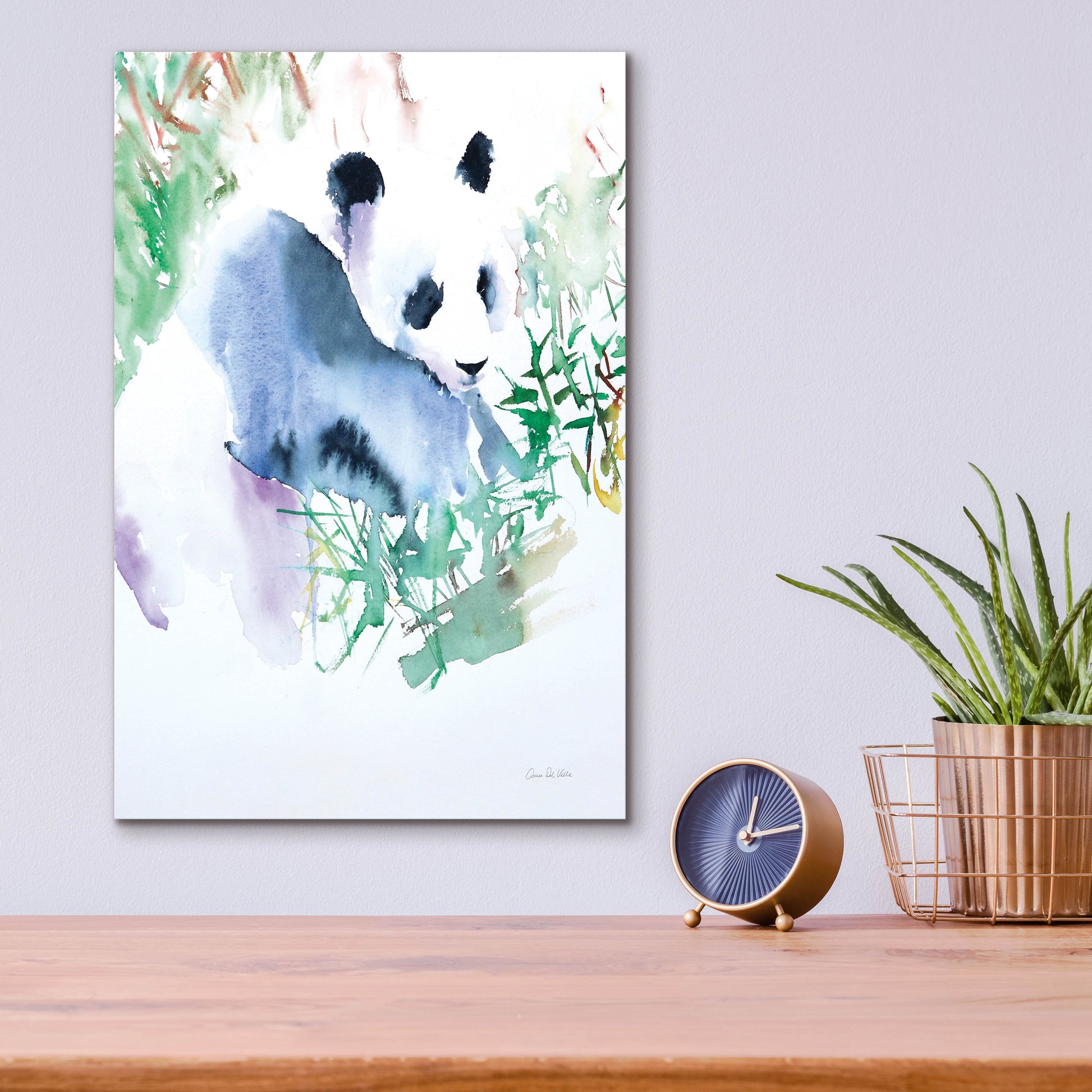 Epic Art 'Panda' by Alan Majchrowicz, Acrylic Glass Wall Art,12x16