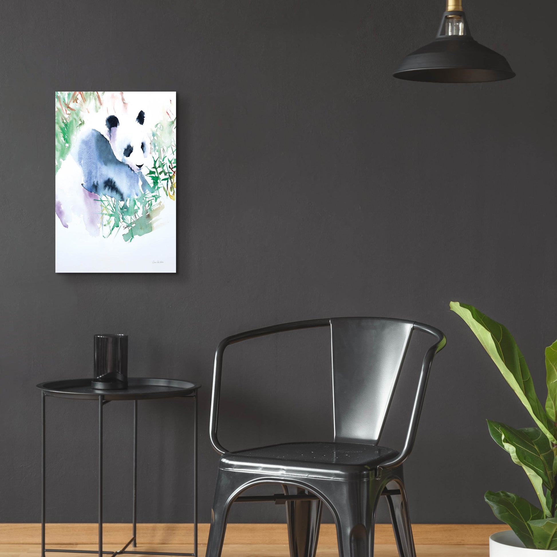 Epic Art 'Panda' by Alan Majchrowicz, Acrylic Glass Wall Art,16x24