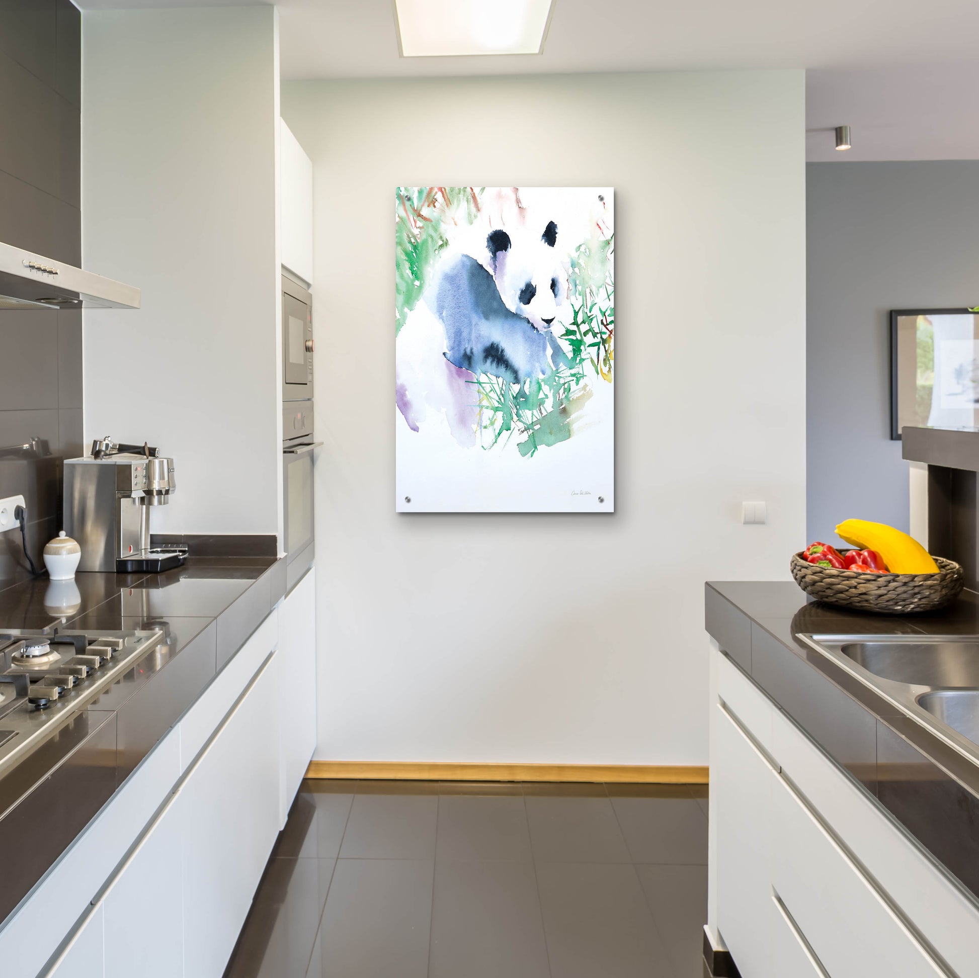 Epic Art 'Panda' by Alan Majchrowicz, Acrylic Glass Wall Art,24x36