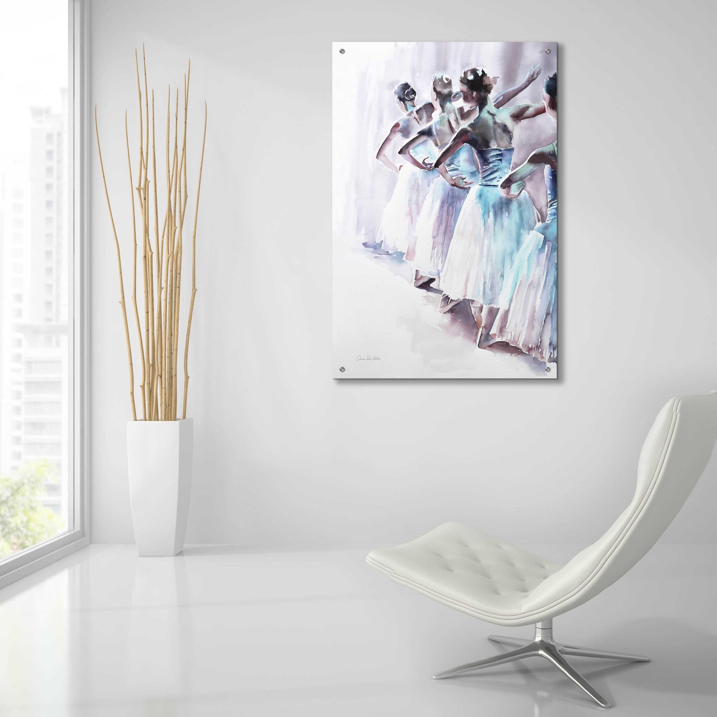 Epic Art 'Ballet II' by Alan Majchrowicz, Acrylic Glass Wall Art,24x36