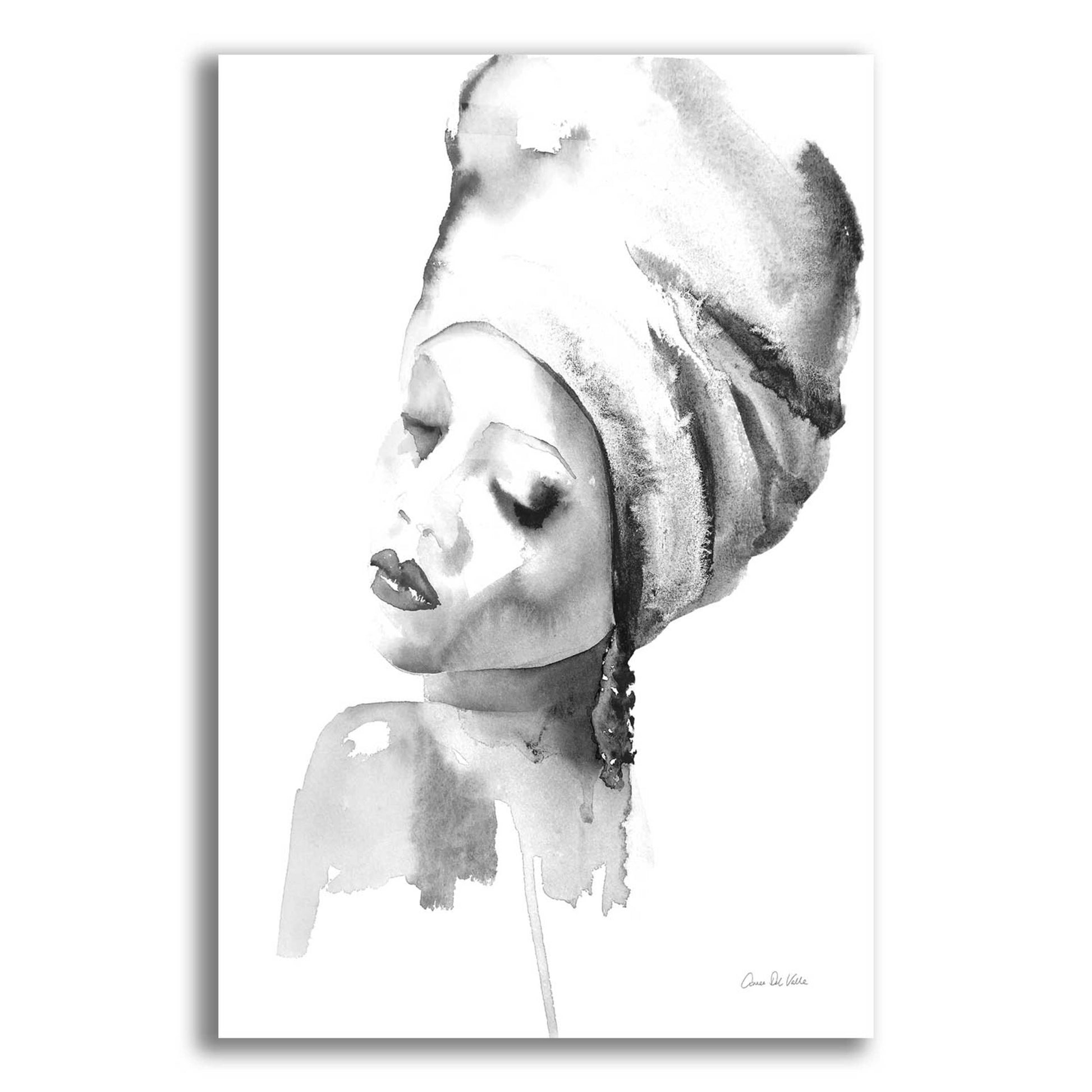 Epic Art 'Woman I BW' by Alan Majchrowicz, Acrylic Glass Wall Art,16x24