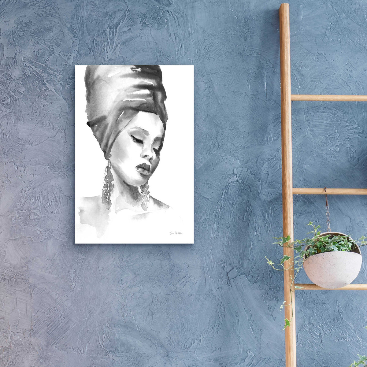 Epic Art 'Woman II BW' by Alan Majchrowicz, Acrylic Glass Wall Art,16x24