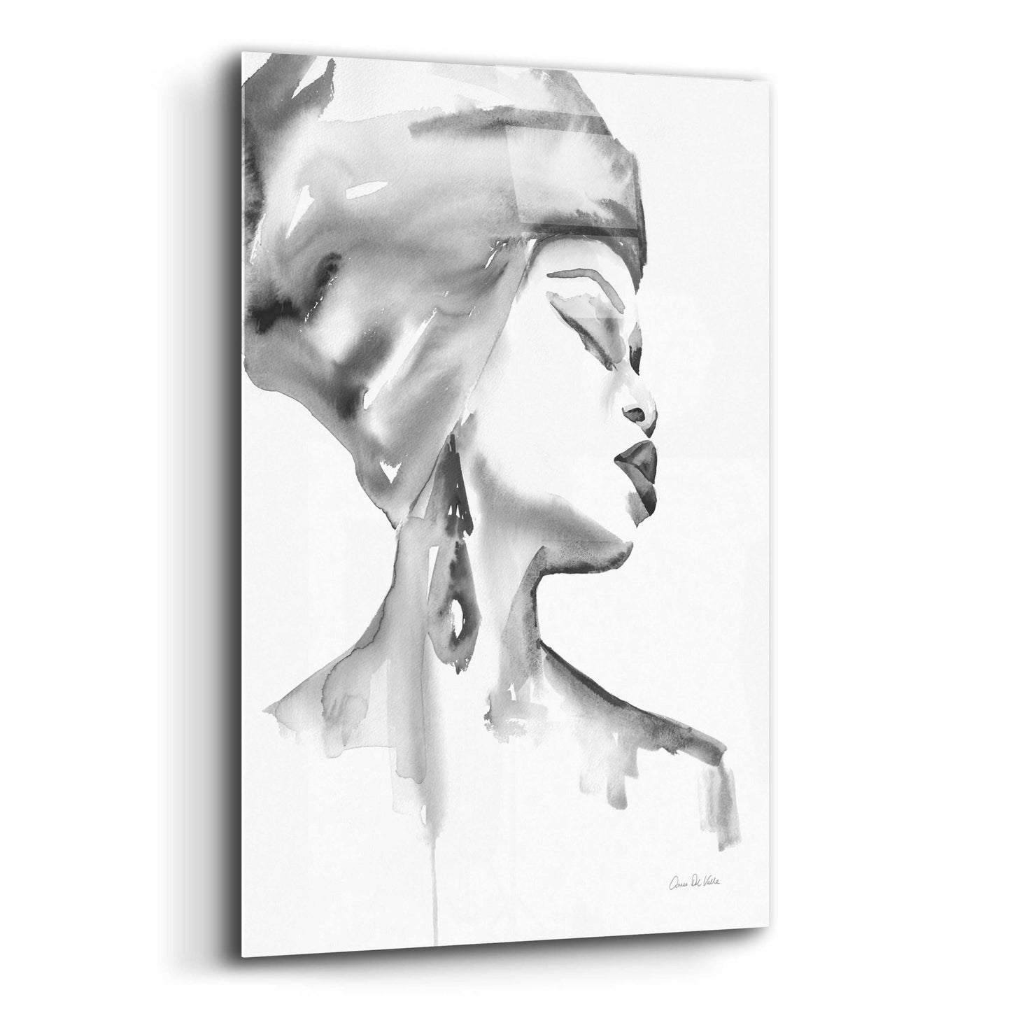 Epic Art 'Woman III BW' by Alan Majchrowicz, Acrylic Glass Wall Art,12x16