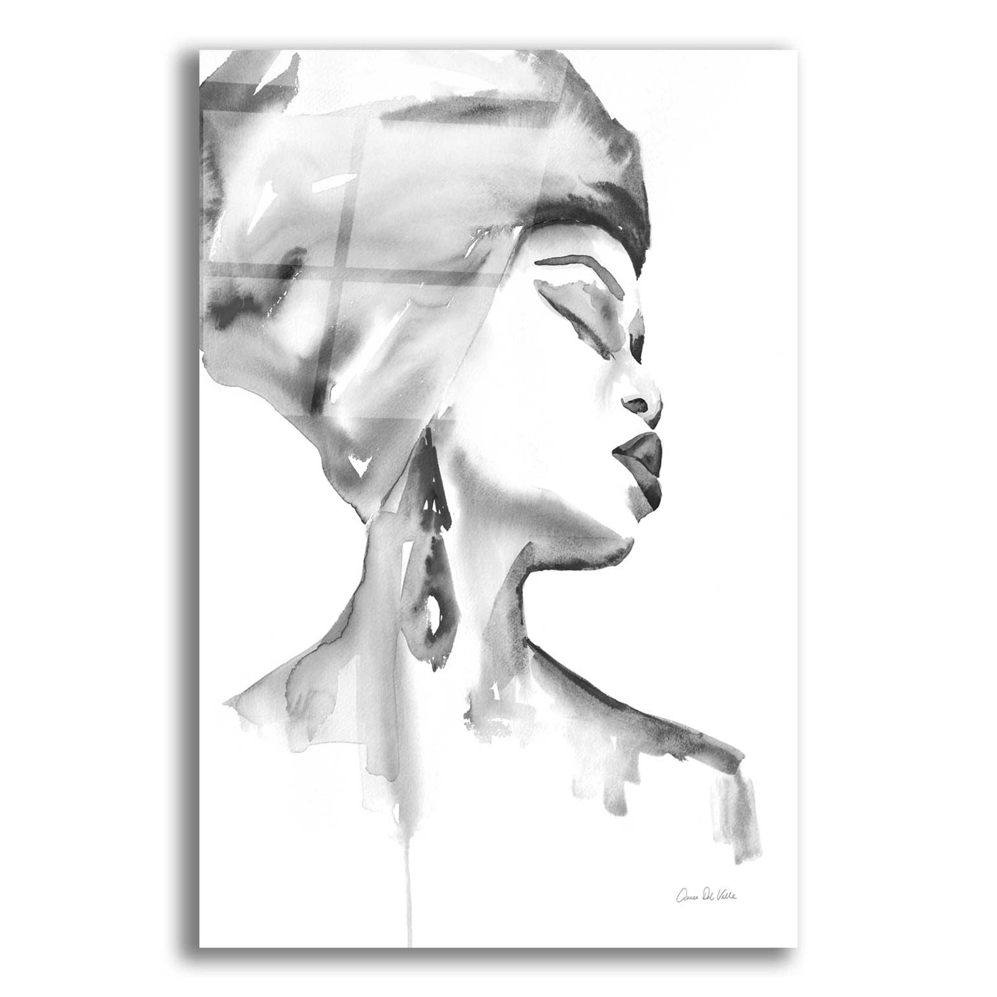 Epic Art 'Woman III BW' by Alan Majchrowicz, Acrylic Glass Wall Art,12x16