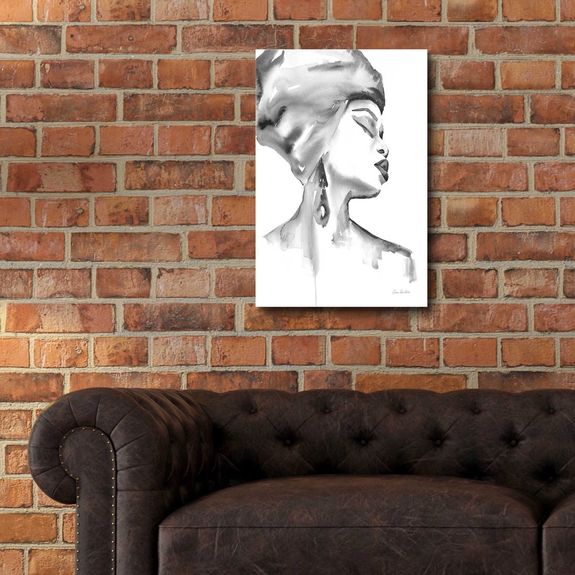 Epic Art 'Woman III BW' by Alan Majchrowicz, Acrylic Glass Wall Art,16x24