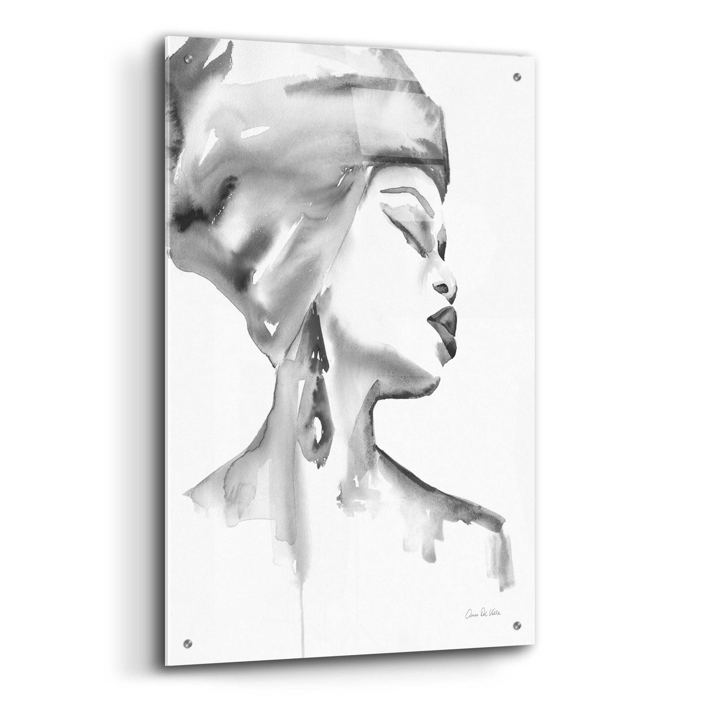 Epic Art 'Woman III BW' by Alan Majchrowicz, Acrylic Glass Wall Art,24x36