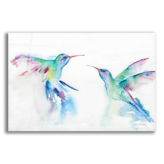 Epic Art 'Hummingbirds I' by Alan Majchrowicz, Acrylic Glass Wall Art