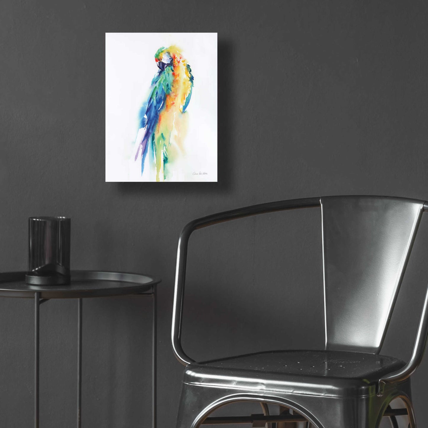 Epic Art 'Colorful Parrots II' by Alan Majchrowicz, Acrylic Glass Wall Art,12x16