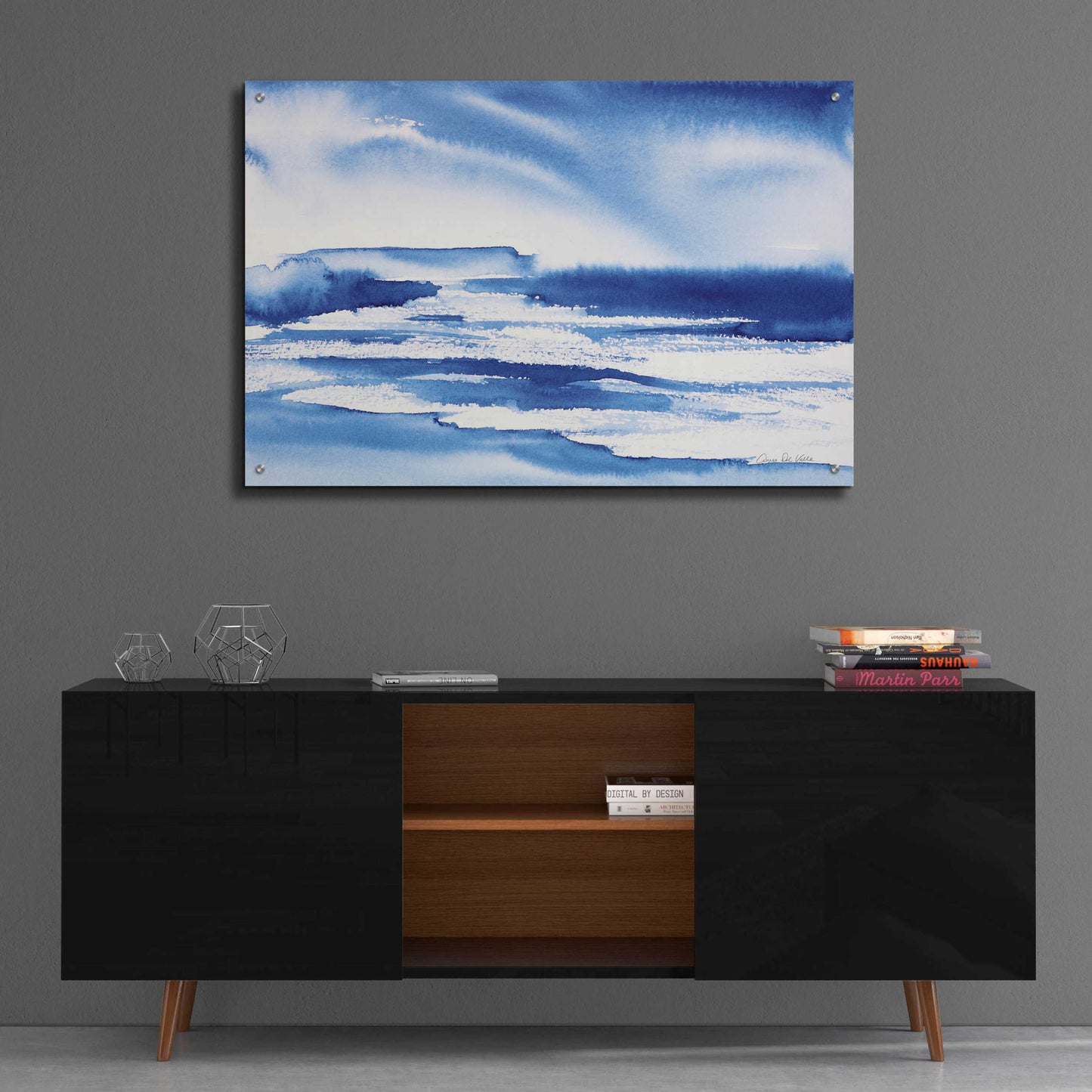 Epic Art 'Ocean Blue I' by Alan Majchrowicz, Acrylic Glass Wall Art,36x24