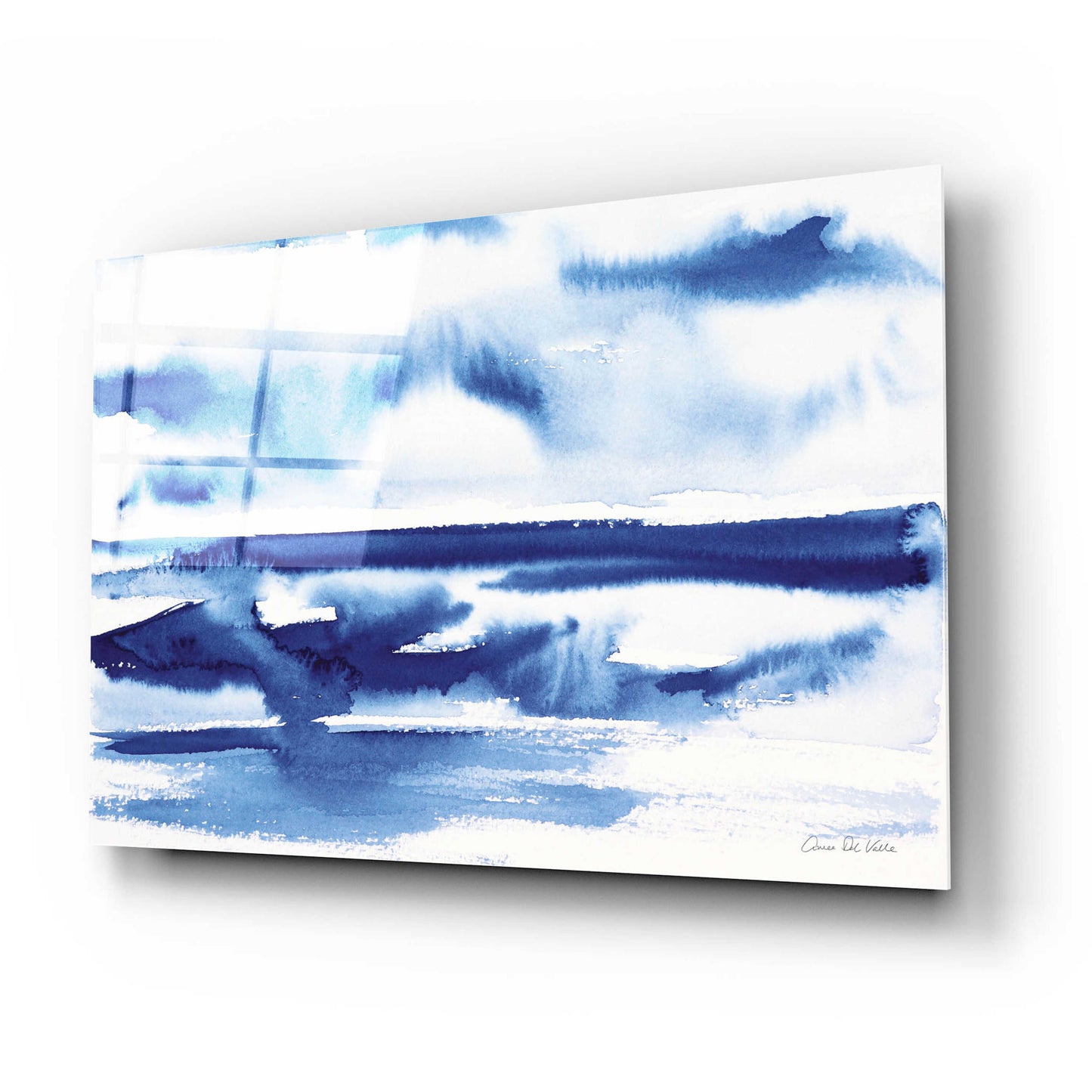 Epic Art 'Ocean Blue II' by Alan Majchrowicz, Acrylic Glass Wall Art,24x16