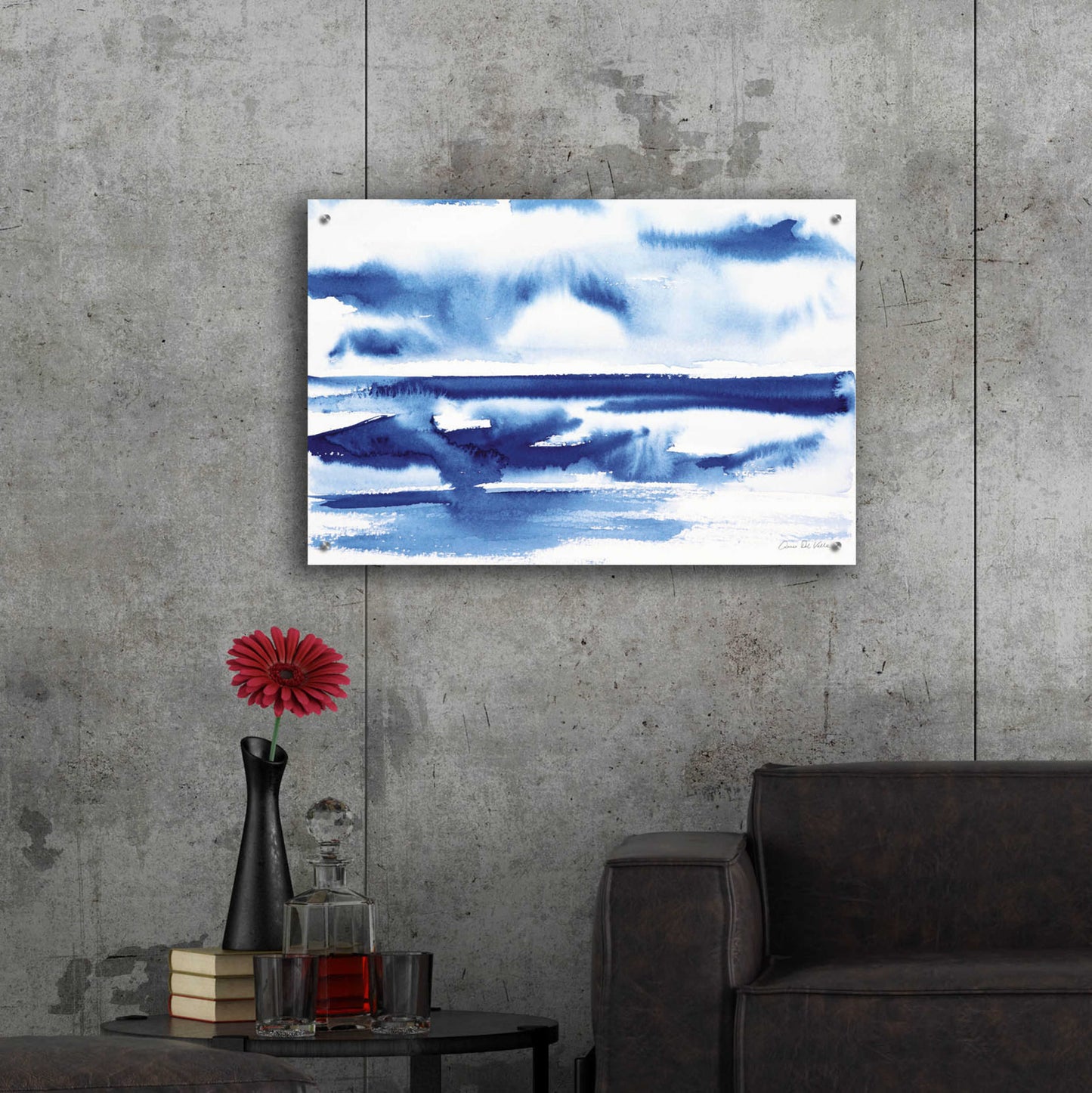 Epic Art 'Ocean Blue II' by Alan Majchrowicz, Acrylic Glass Wall Art,36x24