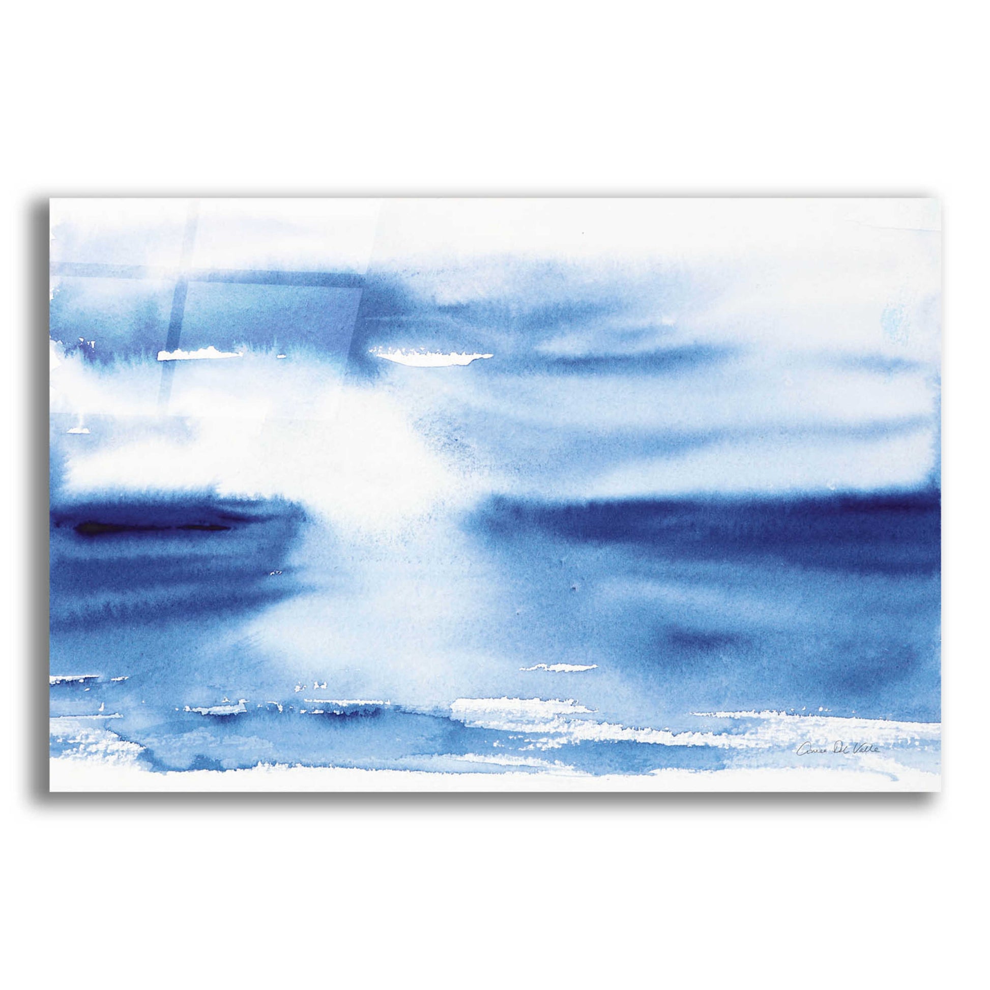 Epic Art 'Ocean Blue III' by Alan Majchrowicz, Acrylic Glass Wall Art,16x12