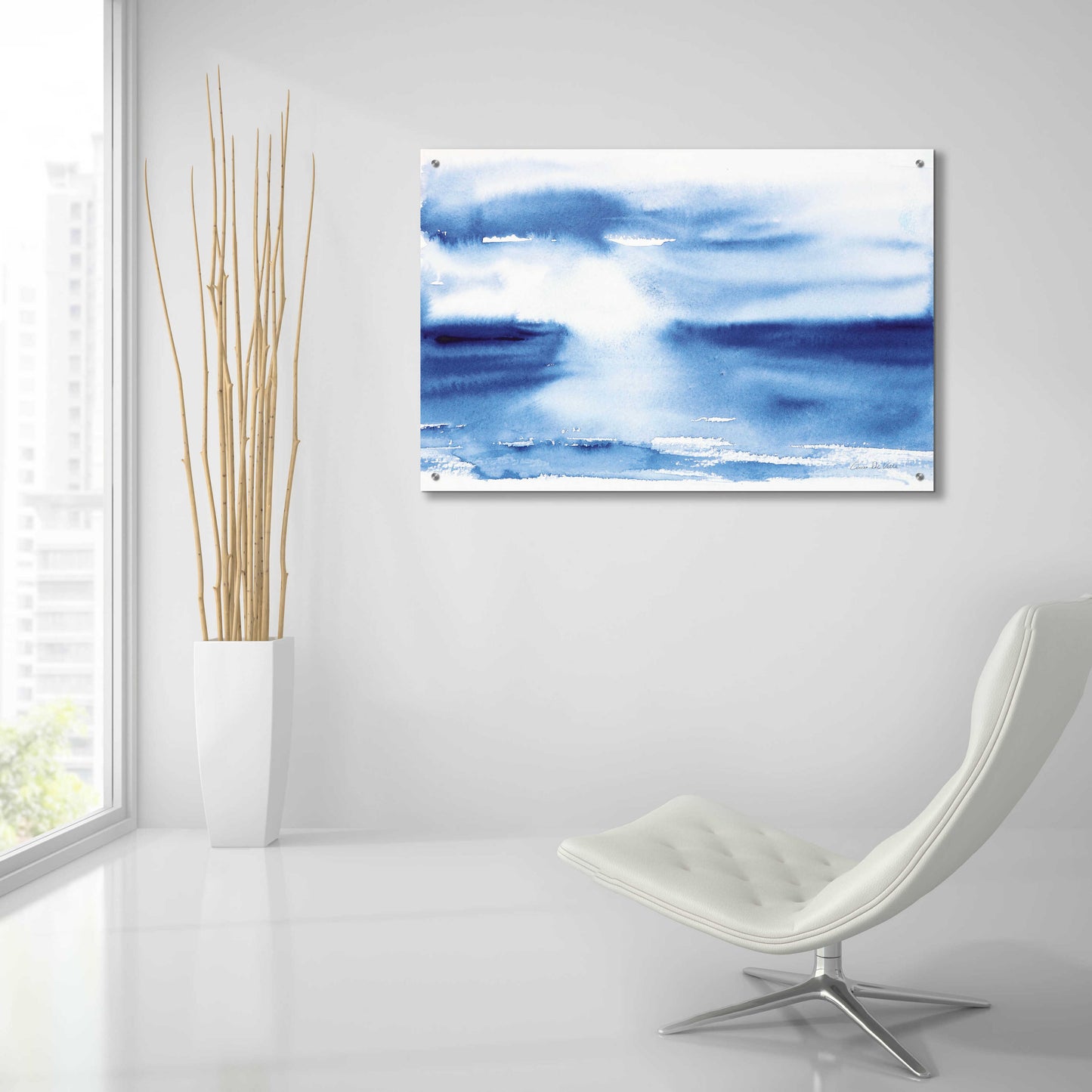 Epic Art 'Ocean Blue III' by Alan Majchrowicz, Acrylic Glass Wall Art,36x24