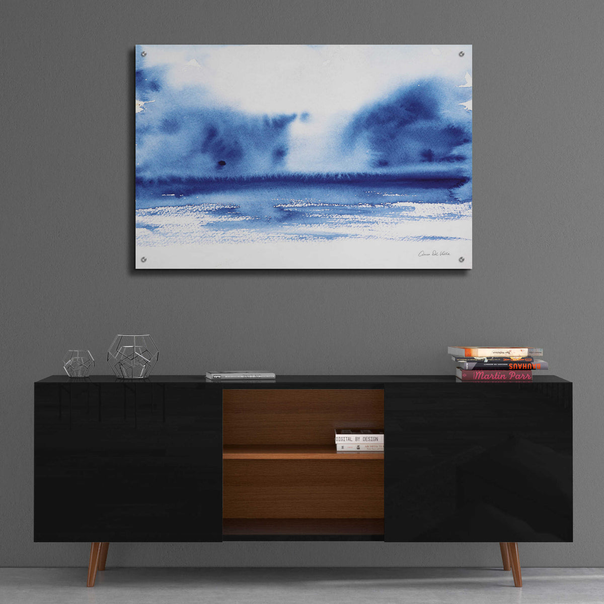 Epic Art 'Ocean Blue IV' by Alan Majchrowicz, Acrylic Glass Wall Art,36x24