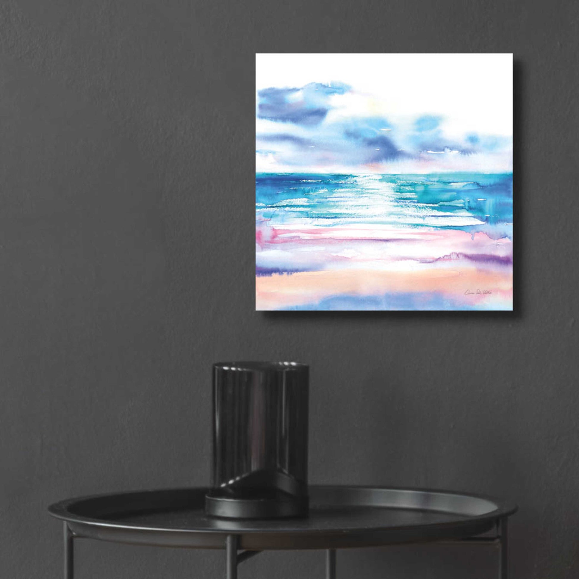 Epic Art 'Turquoise Sea II' by Alan Majchrowicz, Acrylic Glass Wall Art,12x12